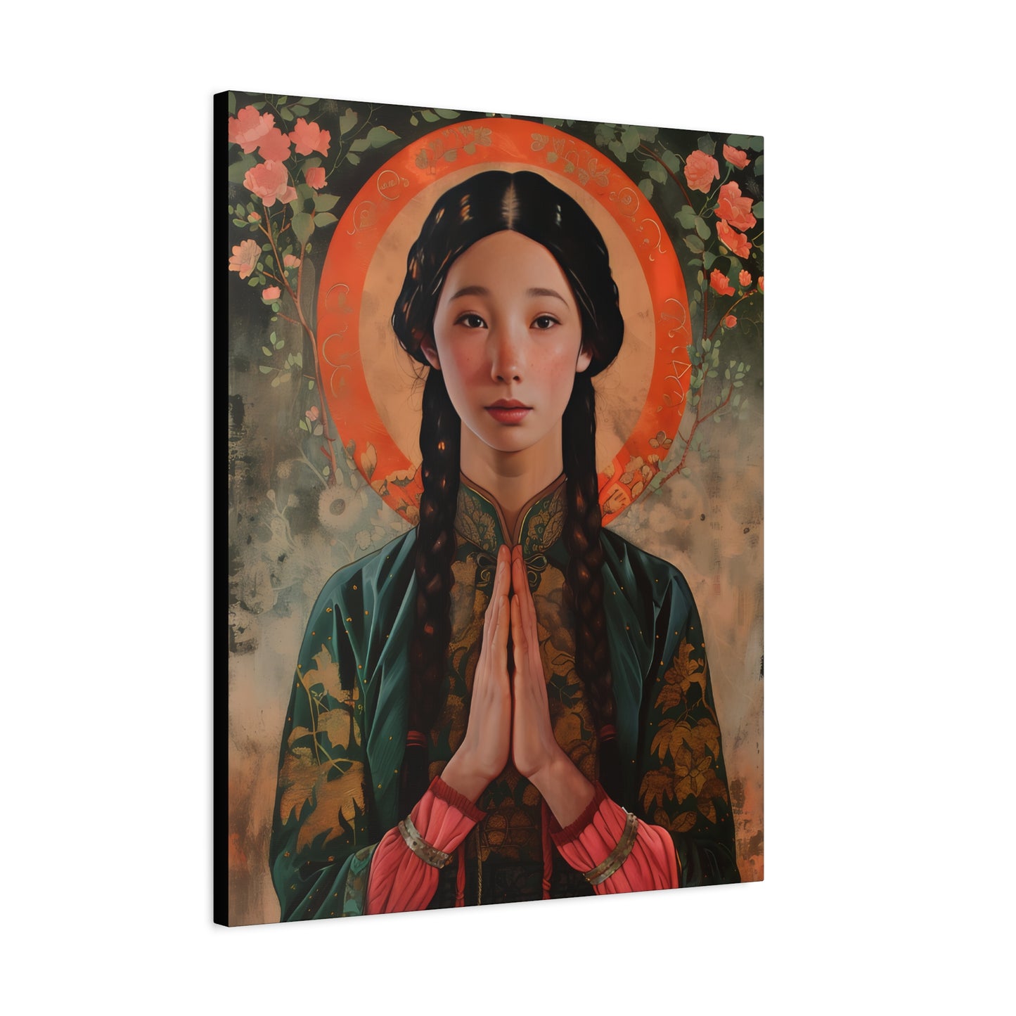 Saint Anna Wang - Museum Wrapped Canvas - Sanctified Souls Print - Art for your Home - Religious Art -  Martyr of China