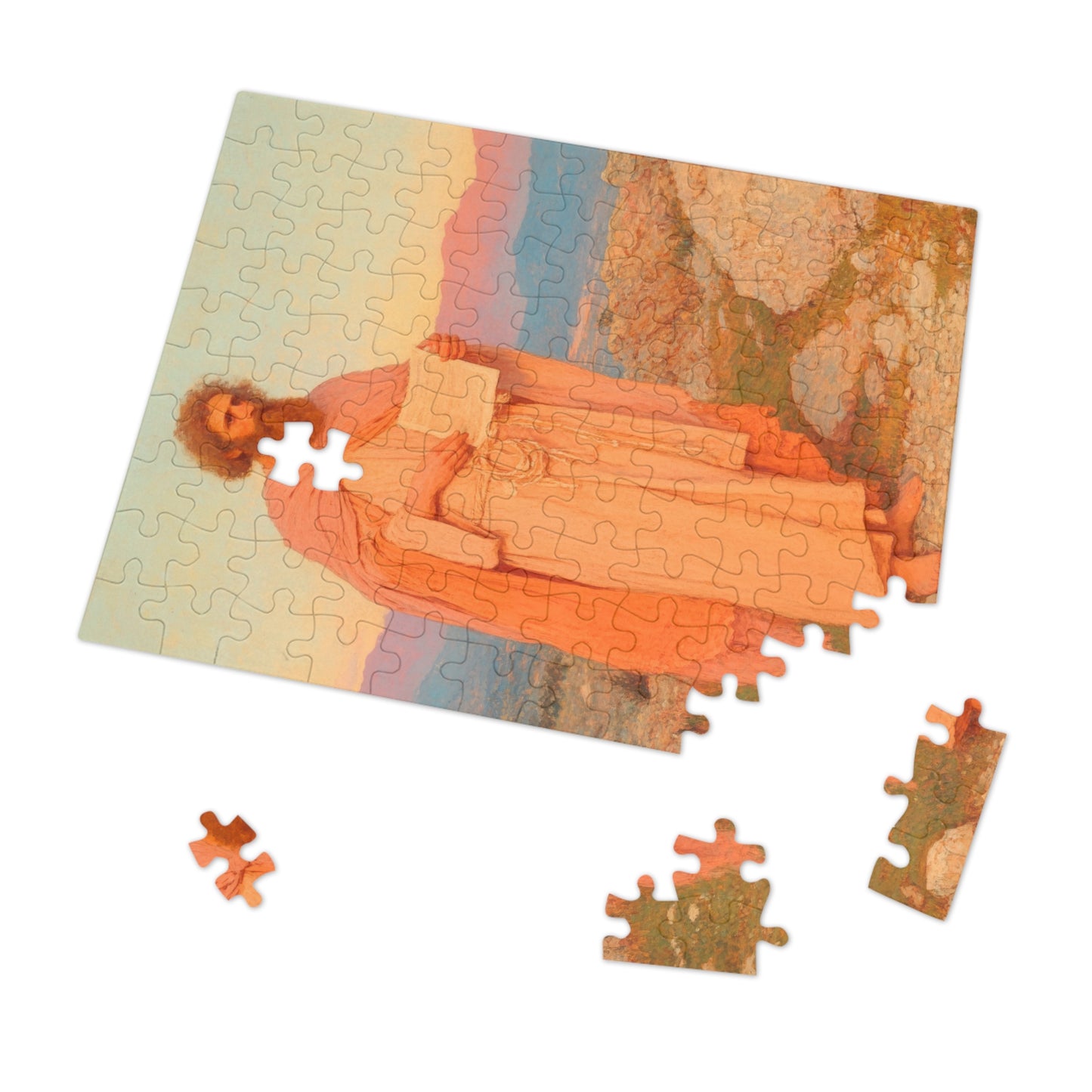 Obadiah - Keeper of the Lord's Warning and Mercy - Puzzle & Keepsake Tin - Religious Jigsaw Puzzle (30, 110, 252, 500,1000-Piece)