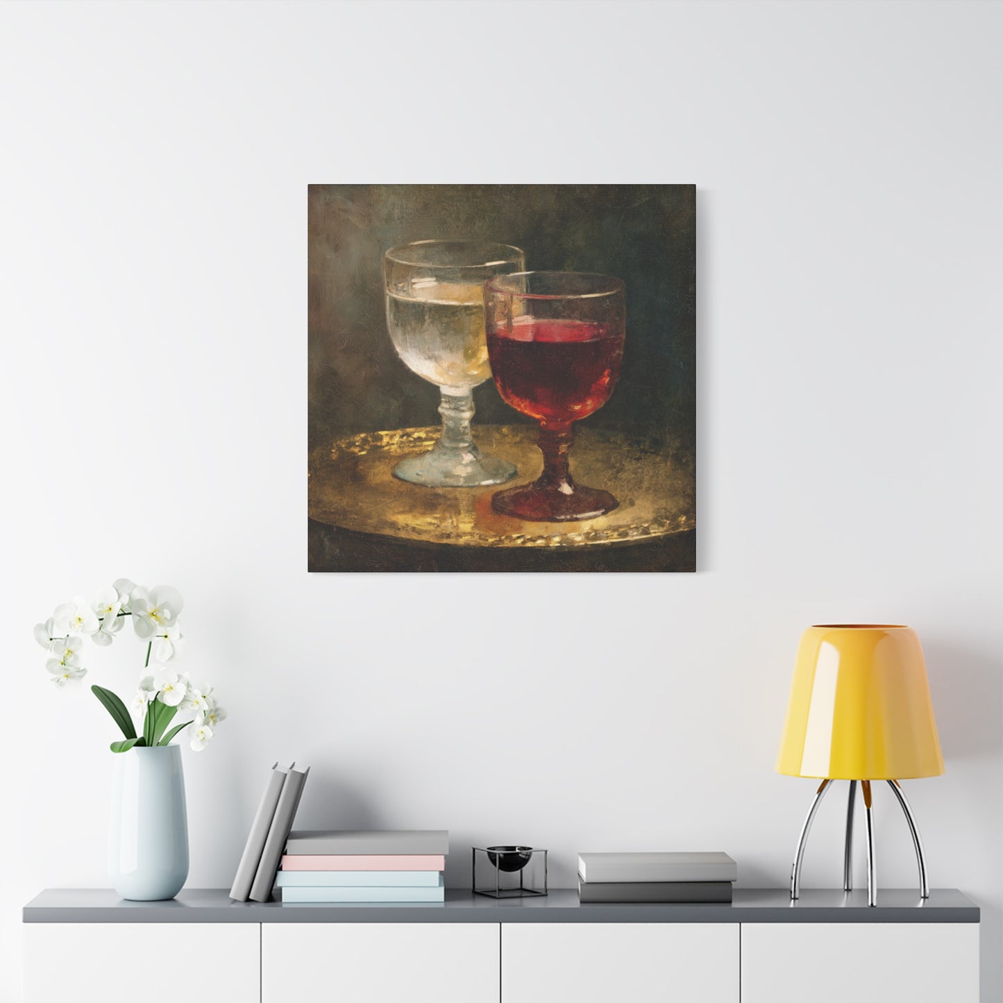 Cana and the Miracle of Abundance - Water into Wine - Gallery Wrapped Canvas - Print - Religious Art for your Home - Catholic Art Print