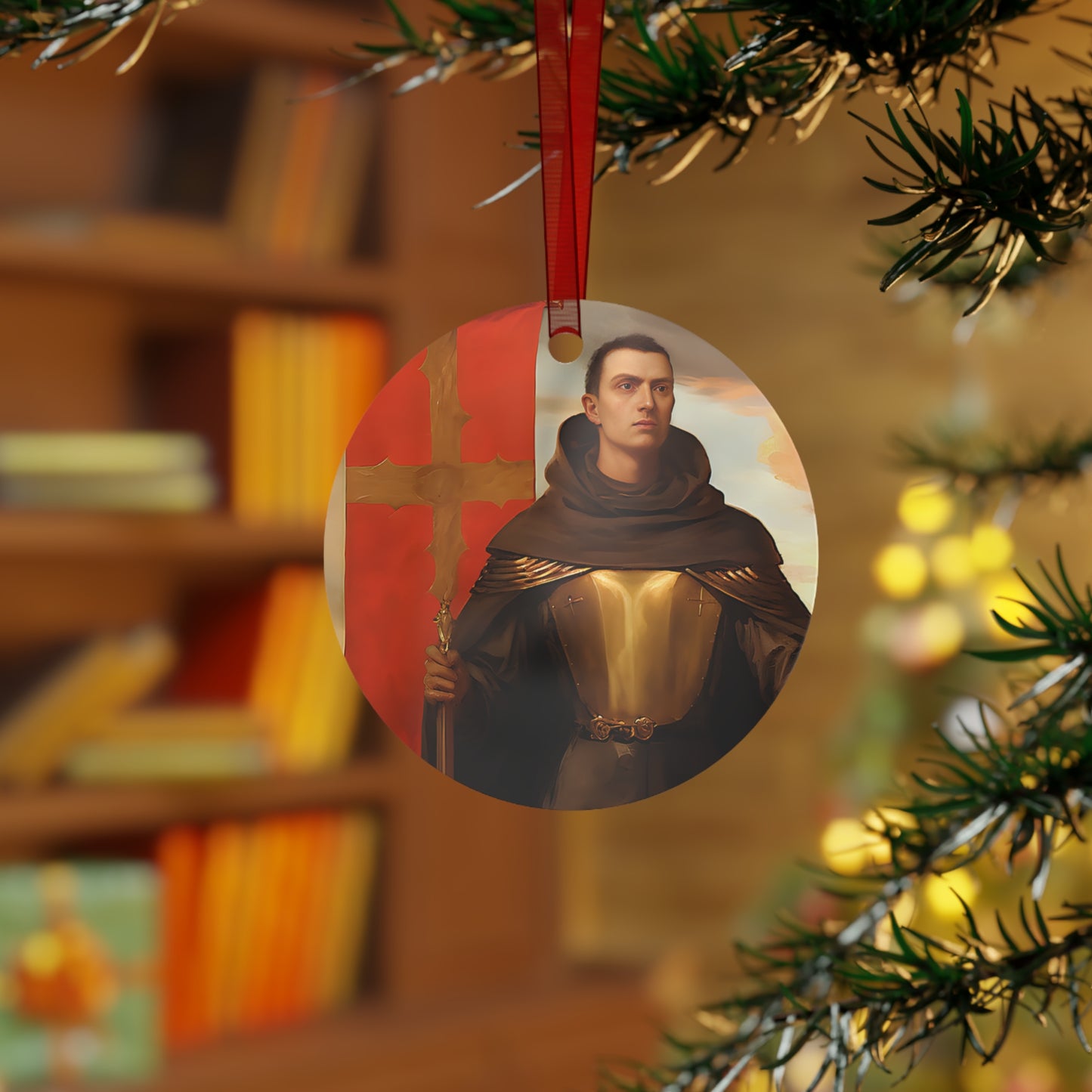 Saint John of Capistrano - Religious Holiday Christmas Ornament and Keepsake - Double sided Keepsake Religious Ornament