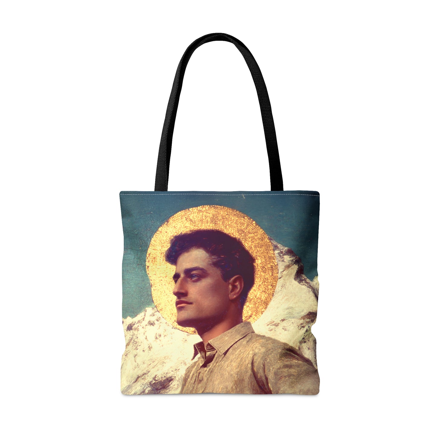 Saint Pier Giorgio Frassati - Tote Bag - Large Medium Small Faith Art Bag - Bible Study Faith Purse - Double Sided