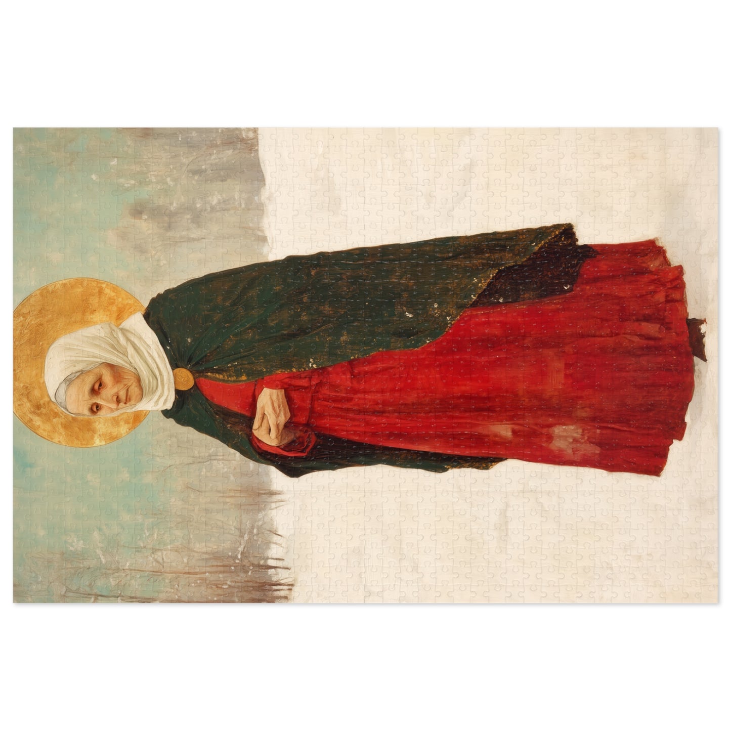 Saint Xenia - Russian Saint Art - Puzzle & Keepsake Tin - Religious Jigsaw Puzzle (30, 110, 252, 500,1000-Piece)