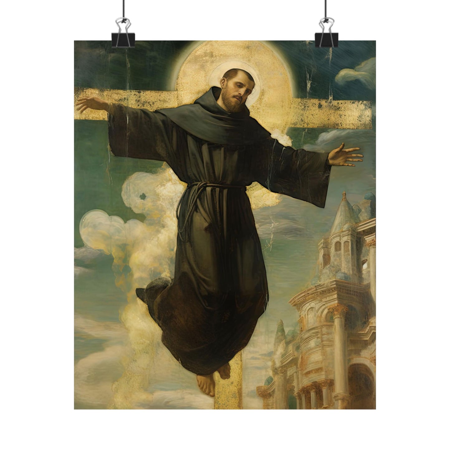 Saint Joseph of Cupertino Print - Sanctified Souls Print - Multiple Sizes - Premium Matte Vertical Posters