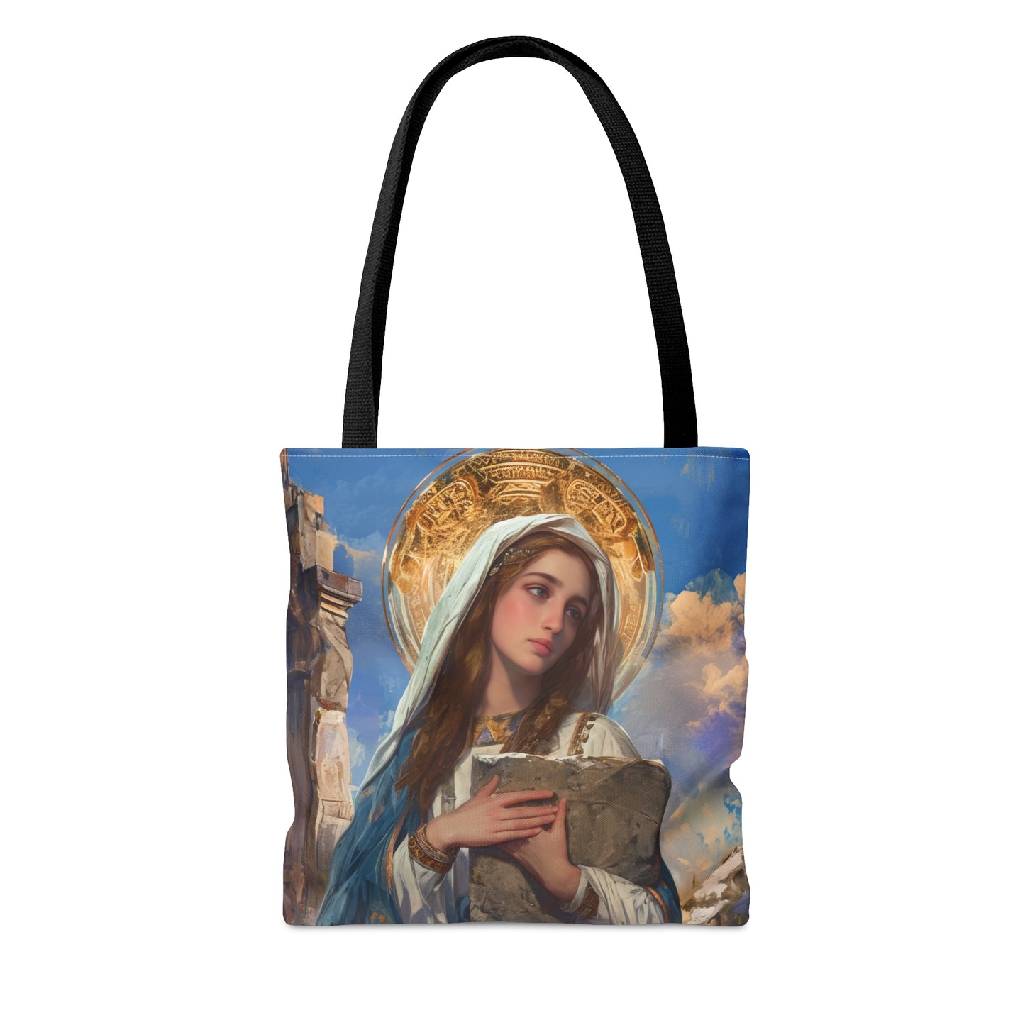 Saint Euphrasia of Constantinople Tote Bag - Large Medium Small Faith Art Bag - Catholic Faith Art purse - Double Sided