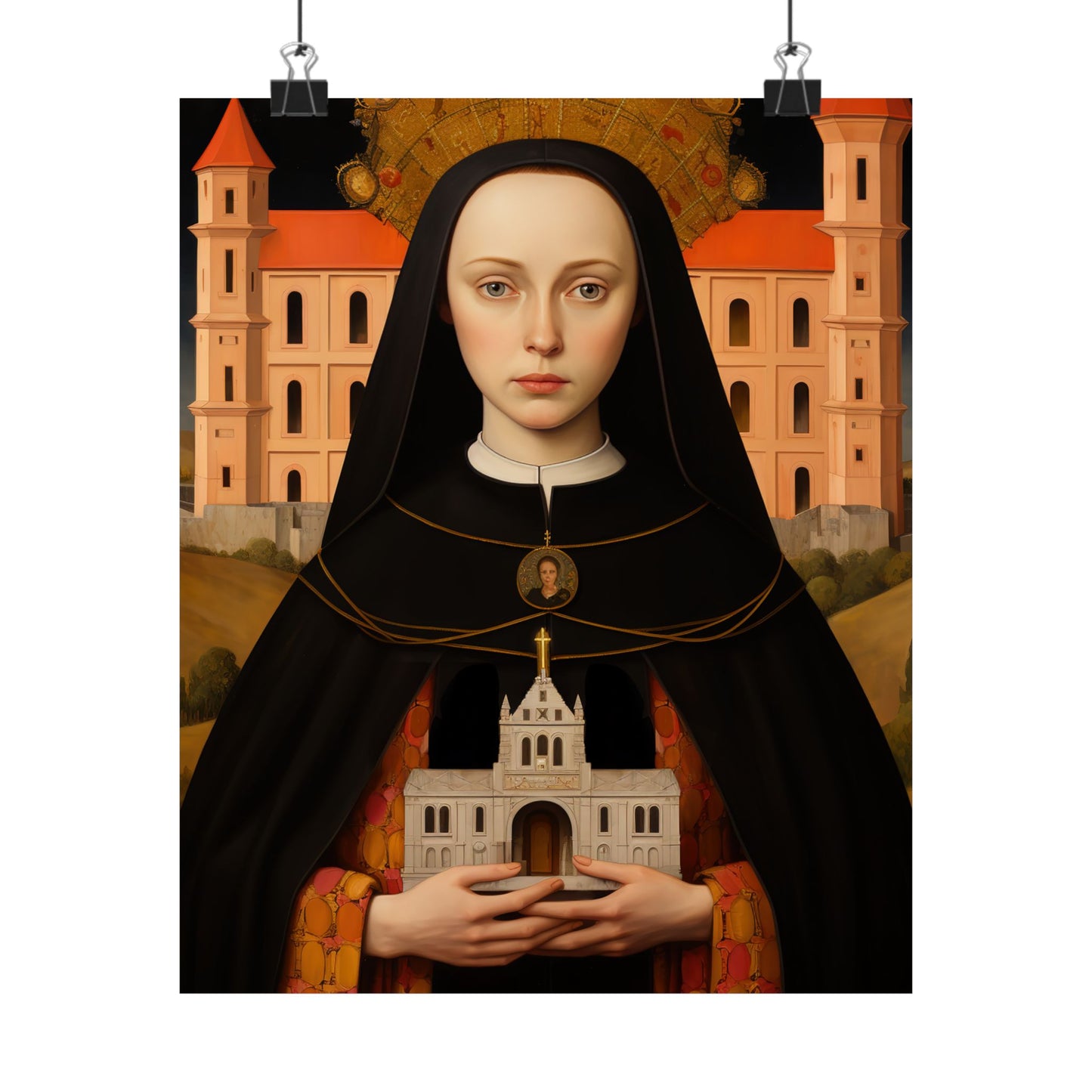 Saint Hedwig - Sanctified Souls Print - Multiple Sizes - Premium Matte Vertical Posters