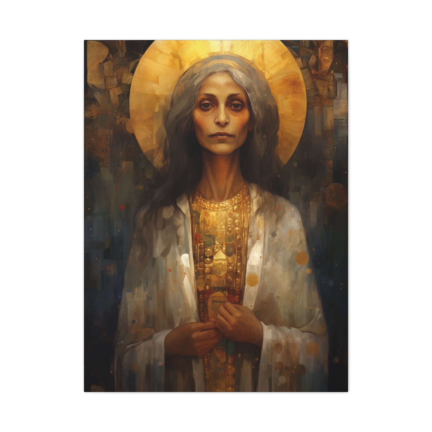 Saint Mary of Egypt - Museum Wrapped Canvas - Sanctified Souls Print - Religious Art for your Home