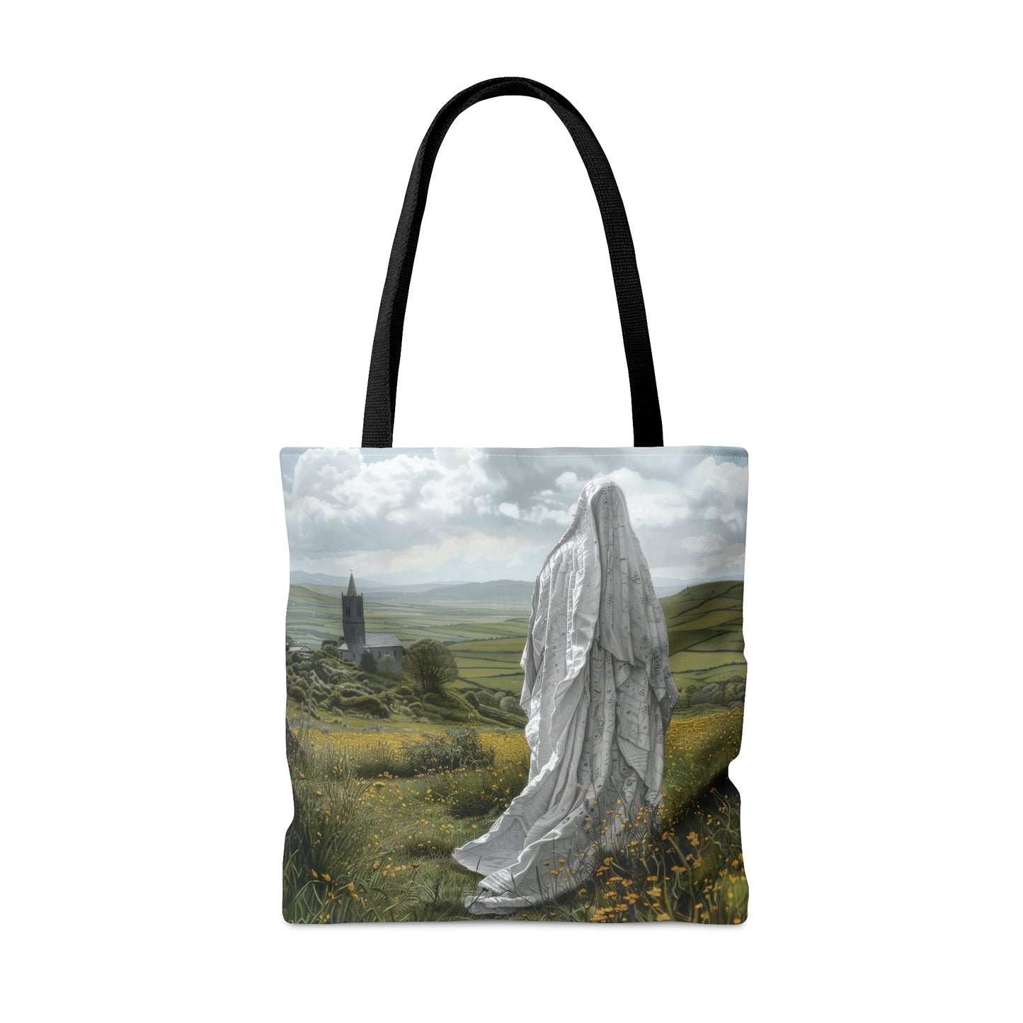 Saint Ælfthryth of Crowland / Saint Alfreda Tote Bag - Large Medium Small Faith Art Bag - Catholic Faith Purse - Religious Carry All
