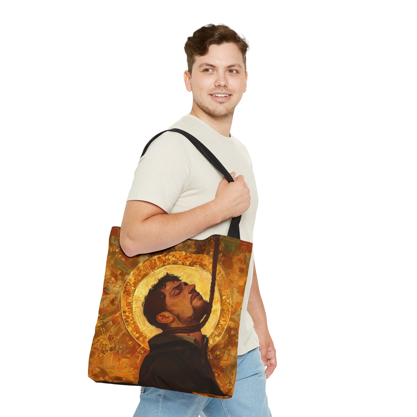 Saint John Ogilvie Tote Bag - Large Medium Small Faith Art Bag - Catholic Faith Purse - Religious Carry All Reusable Tote Bag
