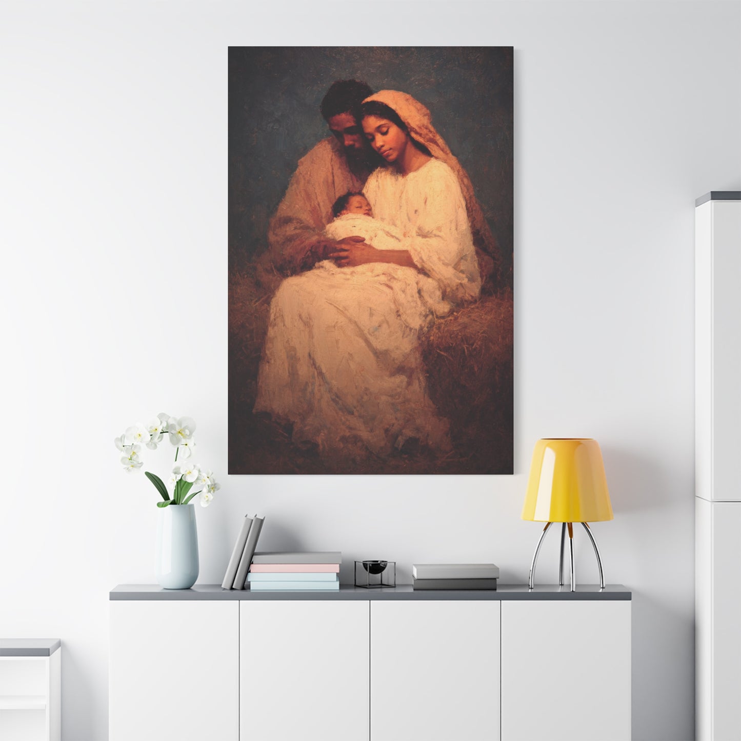 Love Made Visible in the Holy Family - Gallery Wrapped Canvas - Print - Religious Art for your Home - Catholic