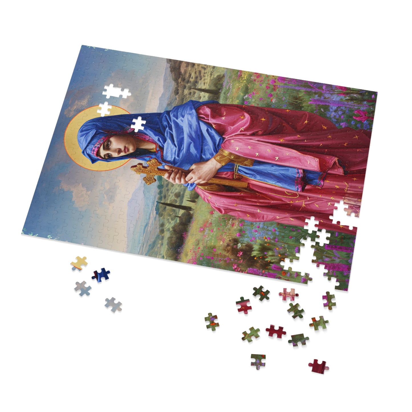 Saint Anysia of Salonika - Puzzle and Keepsake Tin - Religious Jigsaw Puzzle (30, 110, 252, 500,1000-Piece) - Religious Puzzle