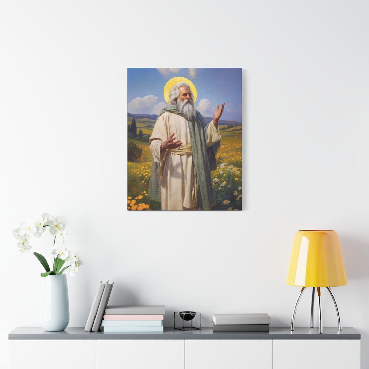 Saint Hilary of Arles - Gallery Wrapped Canvas - Print - Religious Art for your Home - Catholic Art Print