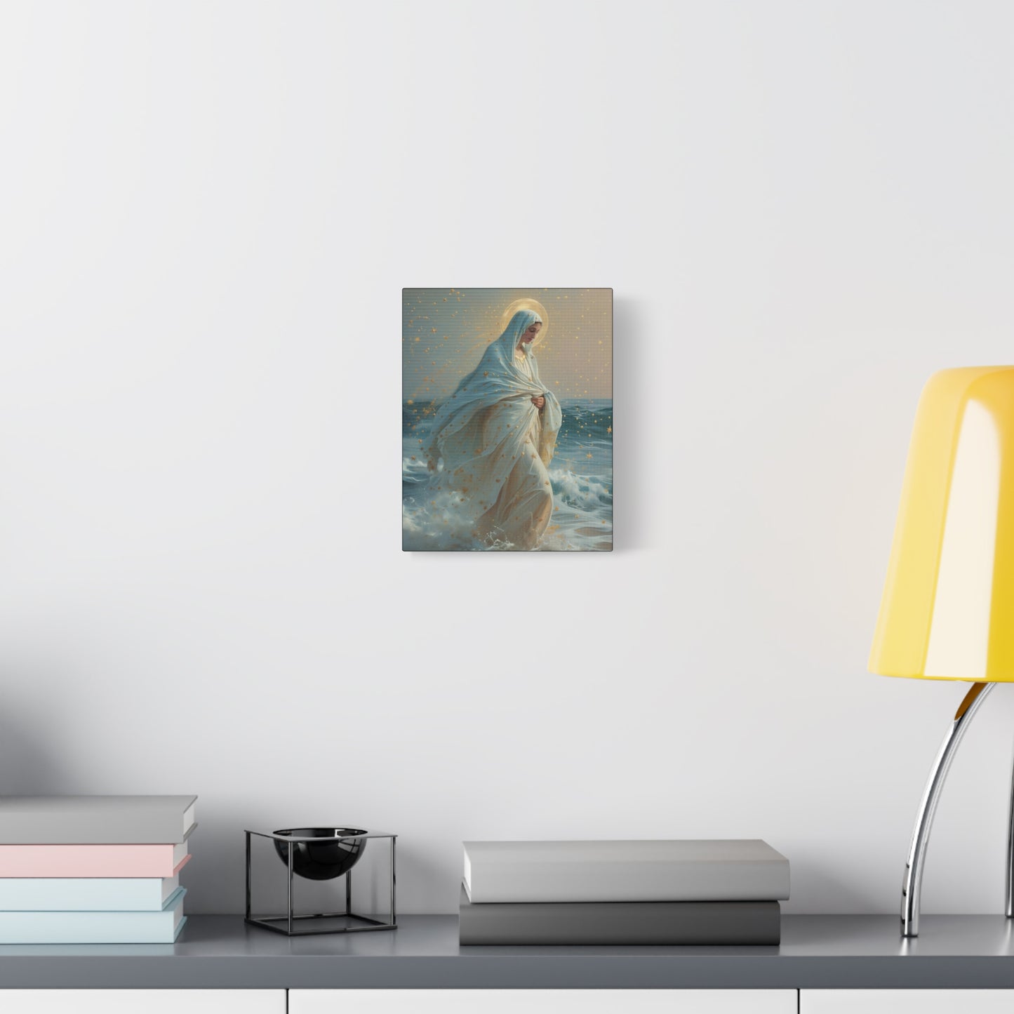 Guiding Light - Our Lady, Star of the Sea - Museum Wrapped Canvas - Sanctified Souls - Religious Art for your Home