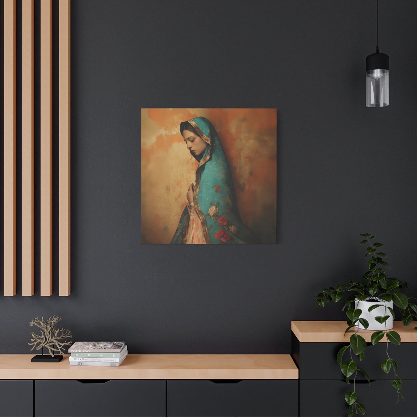 Our Lady of Guadalupe - Gallery Wrapped Canvas - Print - Religious Art for your Home - Catholic Art