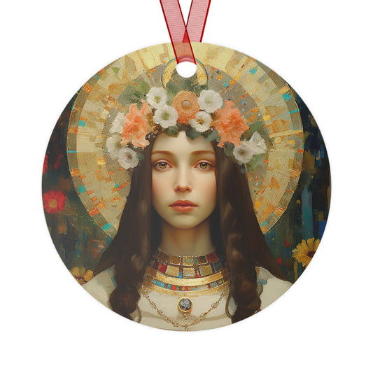 Saint Dorothy - Religious Holiday Christmas Ornament and Keepsake - Double sided Keepsake Religious Ornament