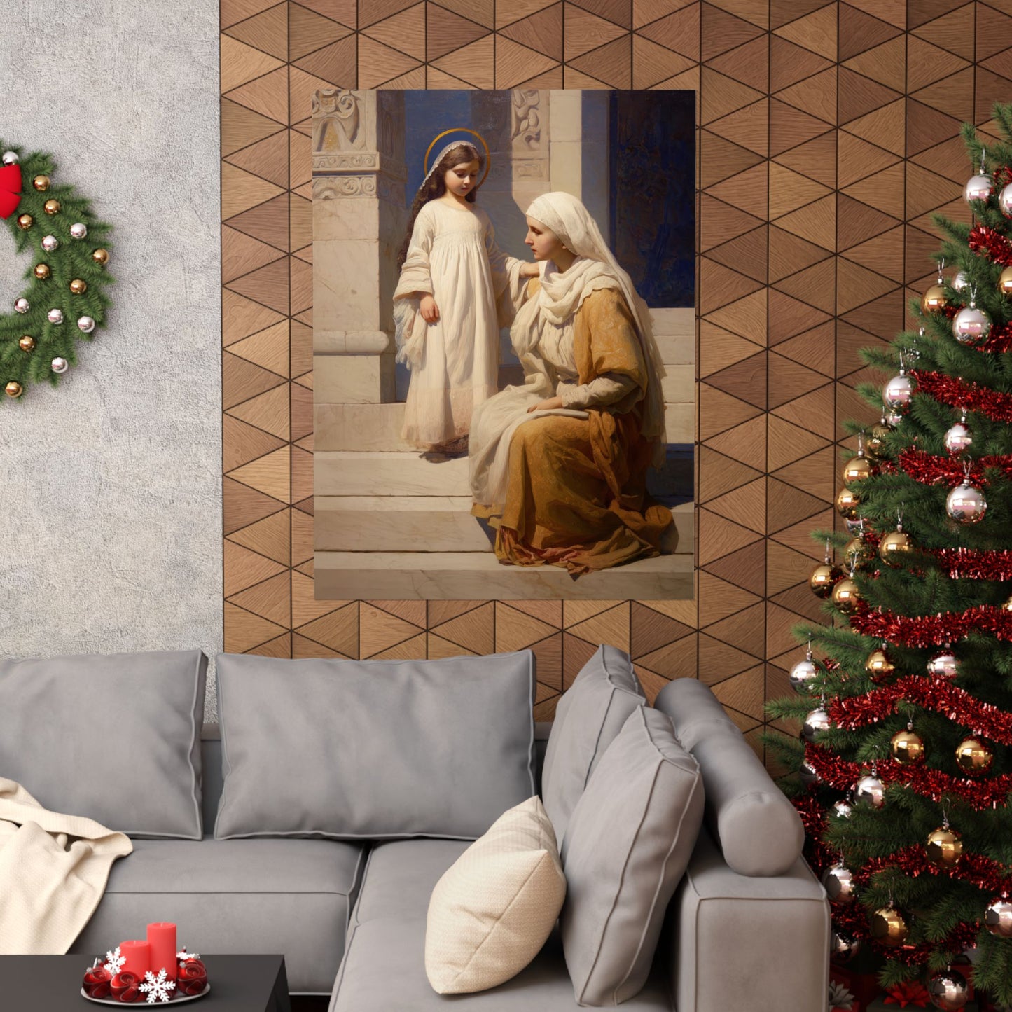 The Feast of the Presentation of the Blessed Mary - Sanctified Souls Print - Multiple Sizes - Premium Matte Vertical Posters