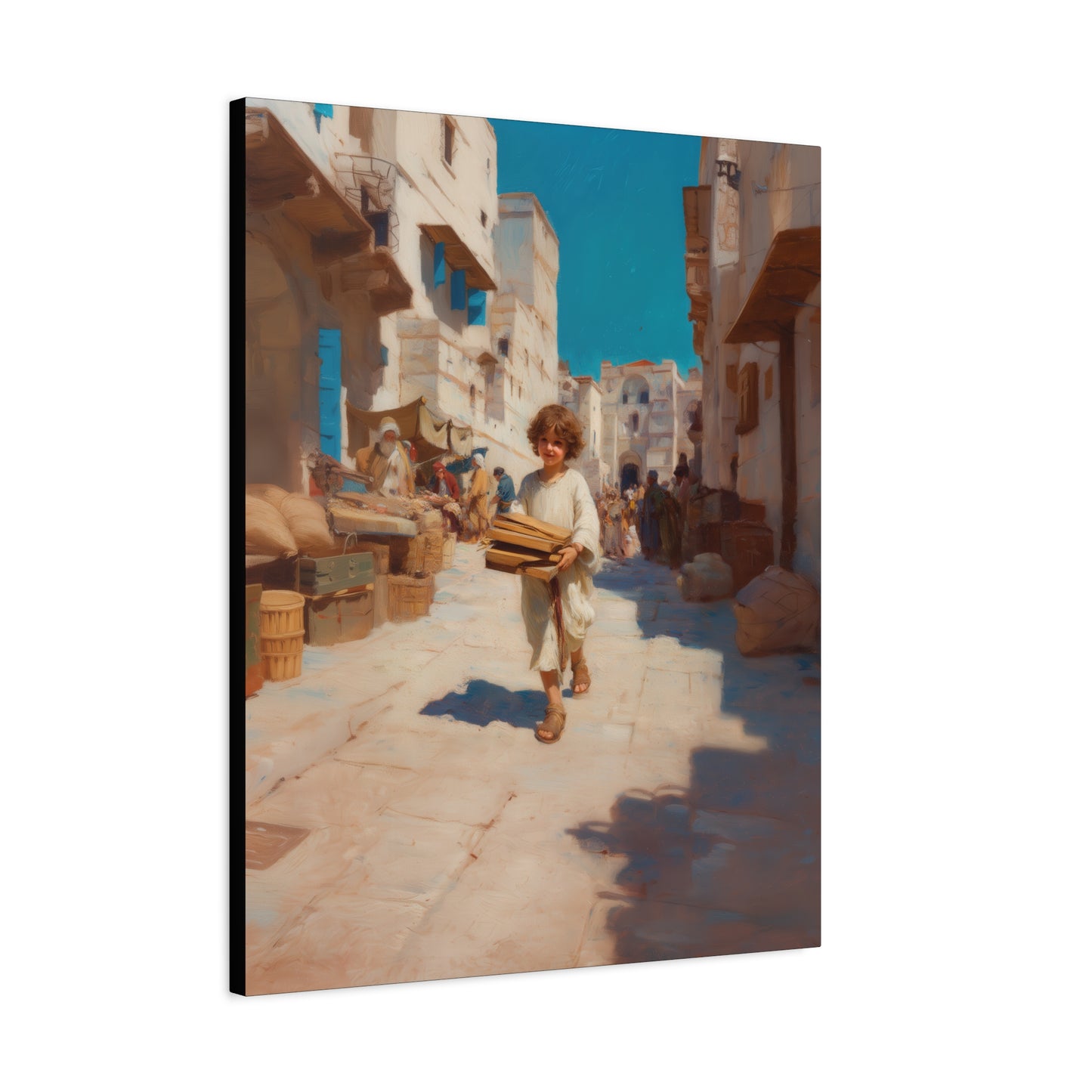 Nazareth and the Hidden Light of Christ - Gallery Wrapped Canvas - Print - Religious Art for your Home - Catholic Art