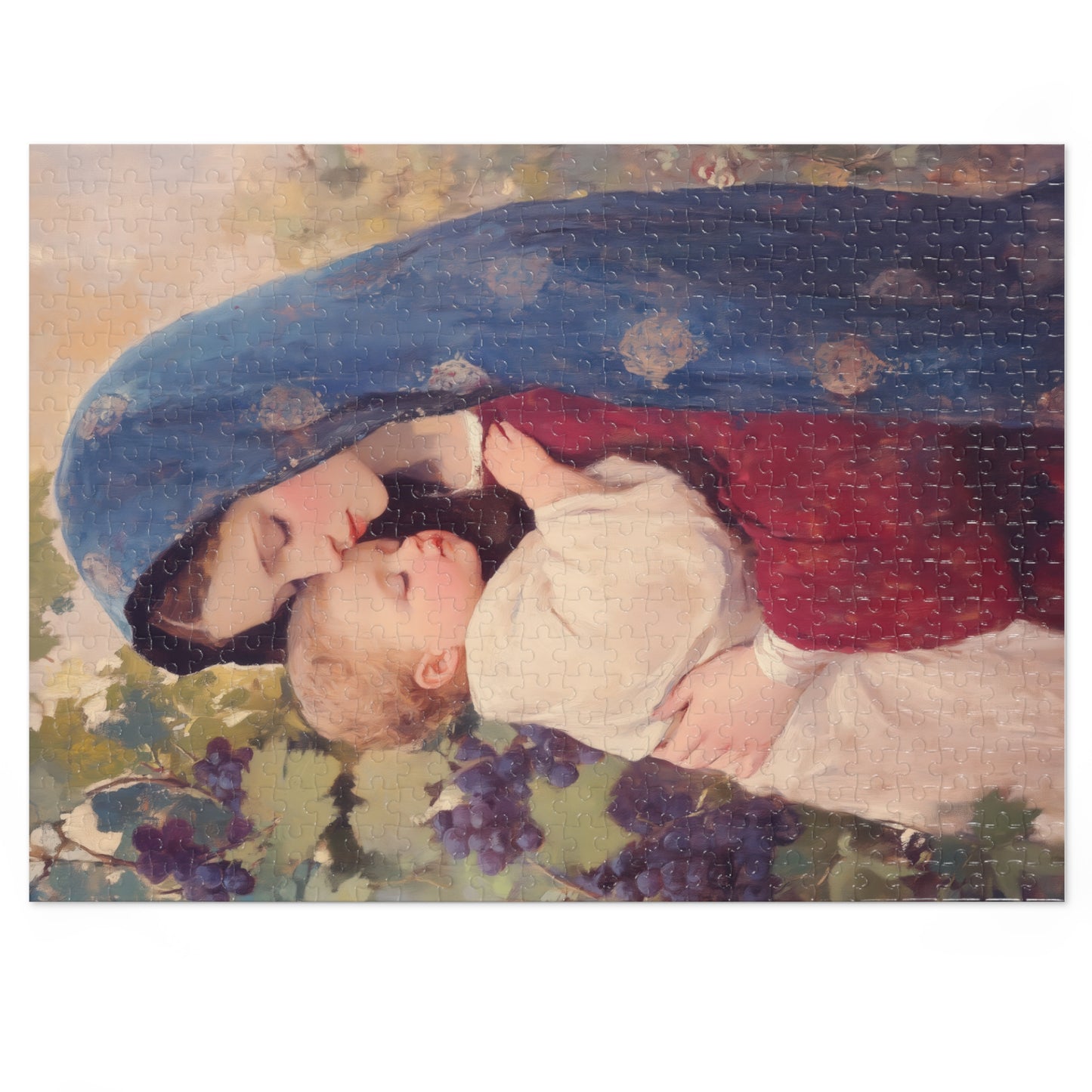 Our Lady of the Grapes / Out Lady of the Harvest - Puzzle & Keepsake Tin - Religious Jigsaw Puzzle (30, 110, 252, 500,1000-Piece)