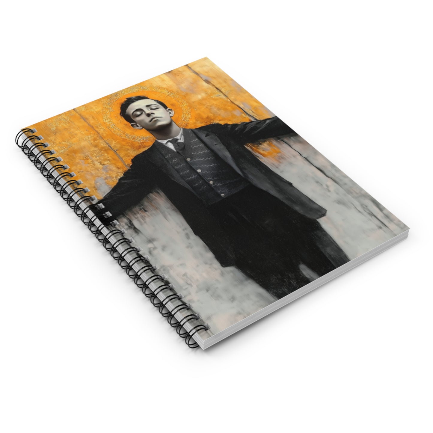 Blessed Miguel Pro - Sanctified Souls Art - Religious Based Notebook - Spiral Notebook - Ruled Line - Prayer