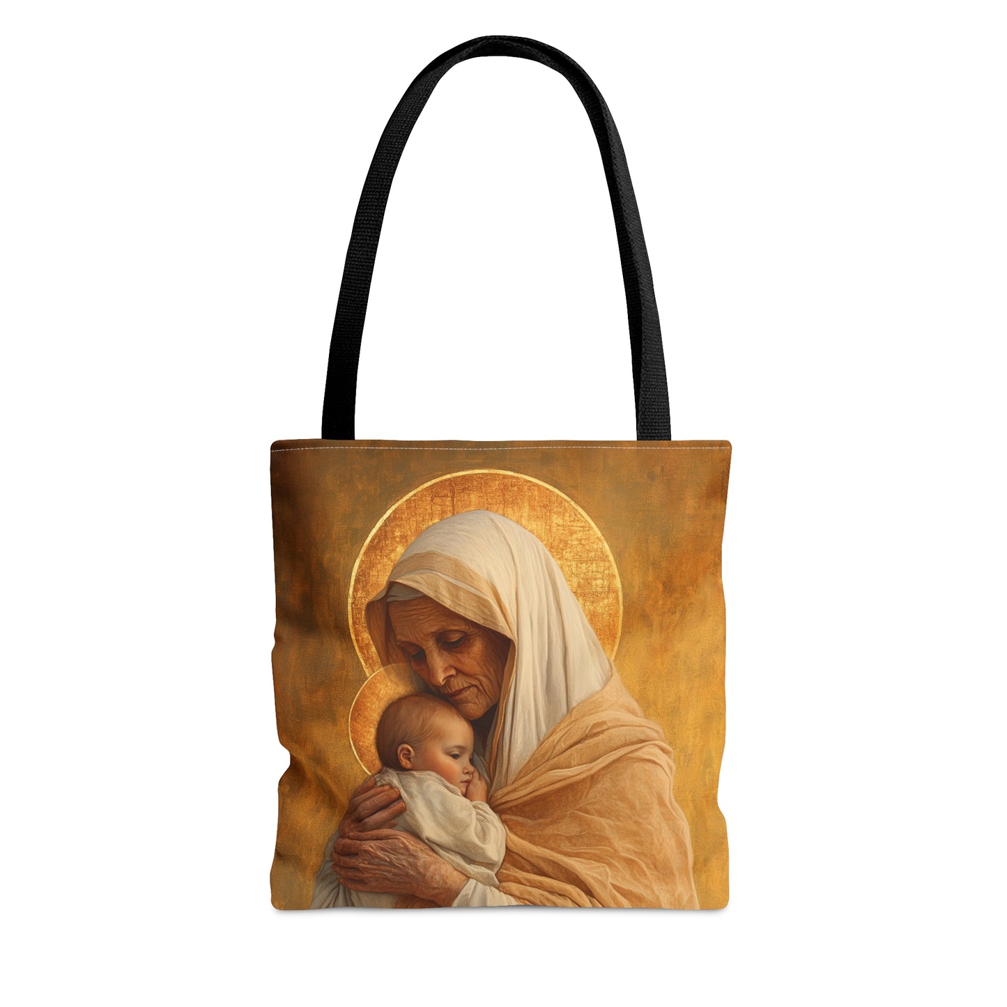 Saint Anna the Prophetess Tote Bag - Large Medium Small Faith Art Bag - Catholic Faith Purse - Religious - Prayer Bag - Devotional Purse
