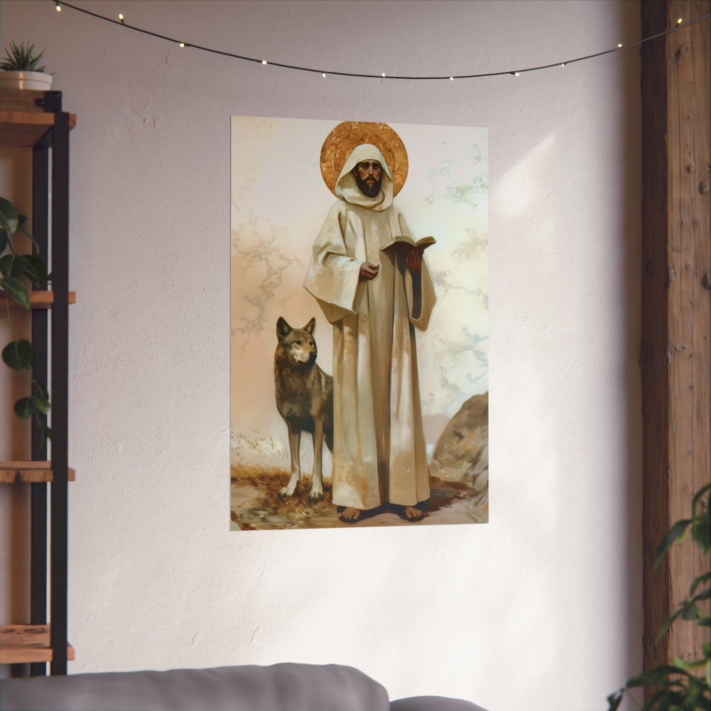 Saint William of Vercelli Poster Print - Sanctified Souls Print - Multiple Sizes - Premium Posters - Catholic Art for your home