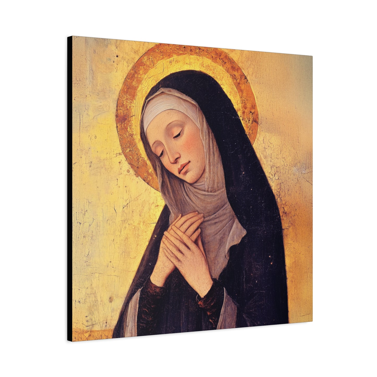 Saint Syncletica of Alexandria - Desert Mother - Gallery Wrapped Canvas - Print - Religious Art for your Home - Catholic