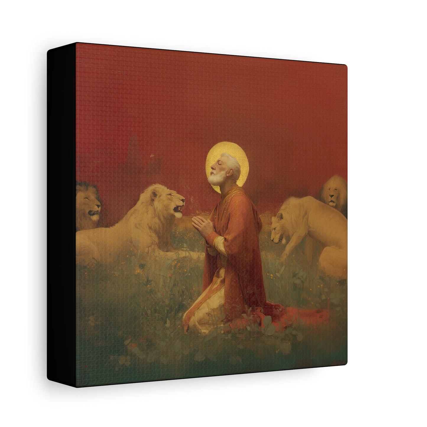 Saint Ignatius of Antioch -  Museum Wrapped Canvas - Sanctified Souls Print - Religious Art for your Home - Catholic Patron Saint Art