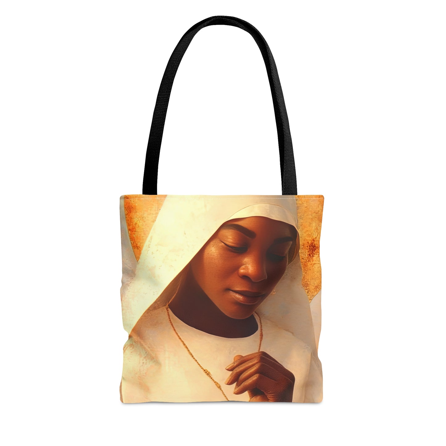 Blessed Marie-Clementine Anuarite Nengapeta Tote Bag - Large Medium Small Faith Art Bag - Catholic Faith Purse - Double Sided