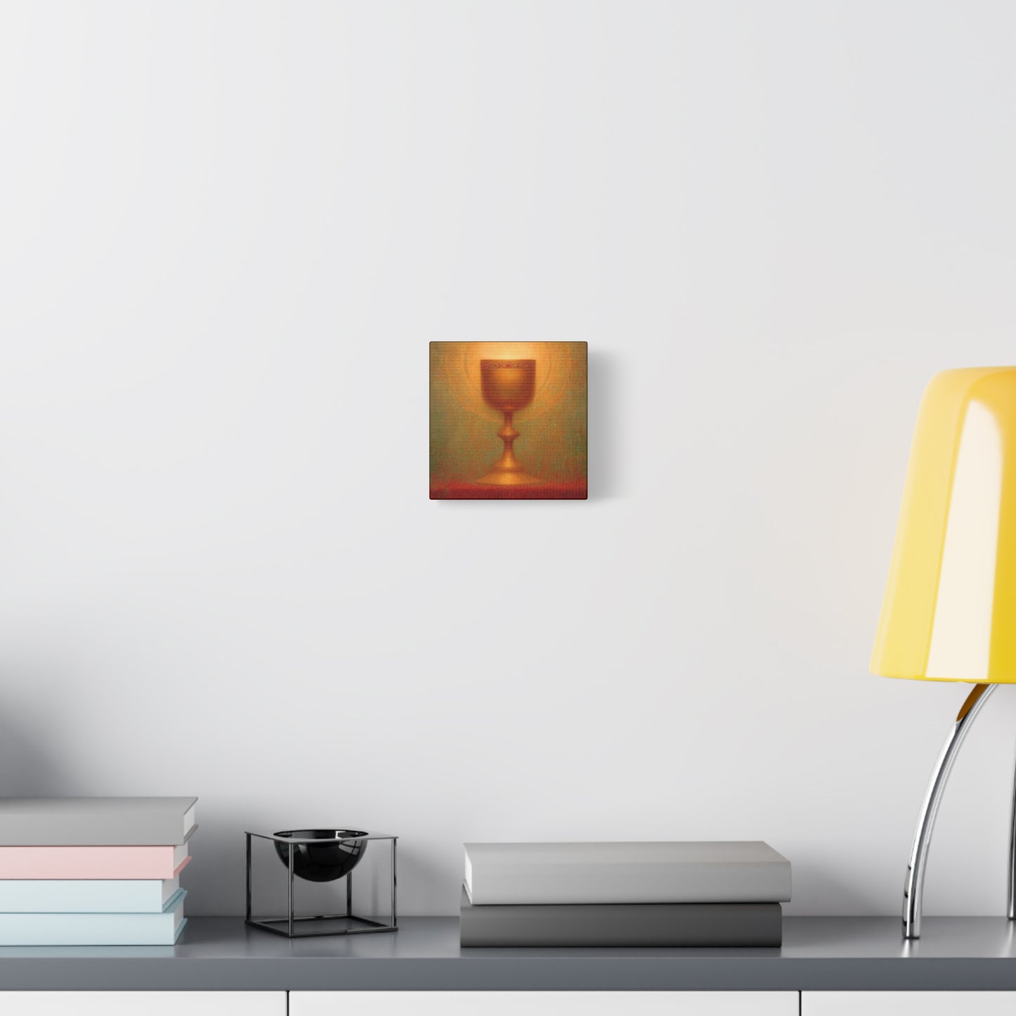 Chalice of the Lamb, Light of the World - The Holy Grail - Gallery Wrapped Canvas - Print - Religious Art for your Home - Catholic Art