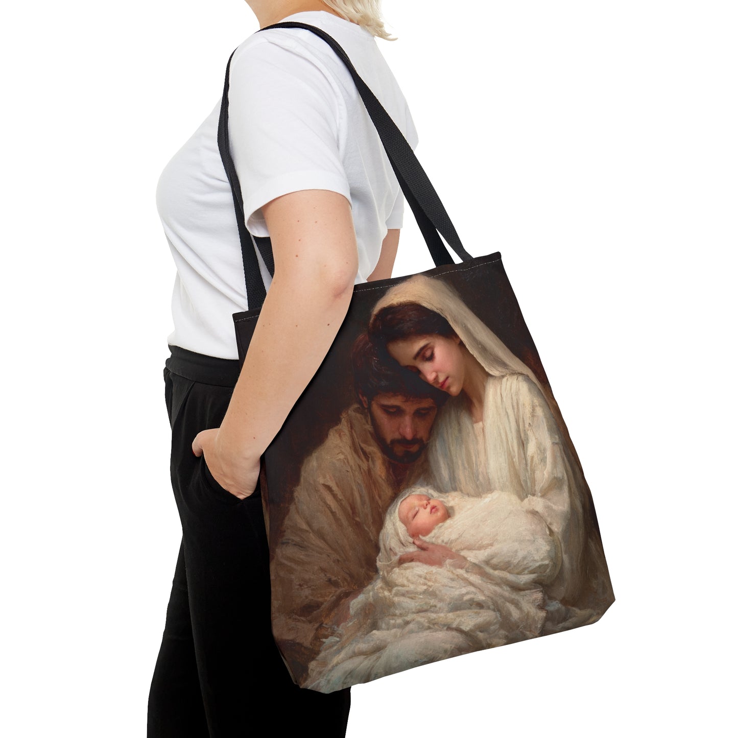 The Quiet Kingdom of the Holy Family - Tote Bag - Large Medium Small Faith Art Bag - Catholic Faith Purse