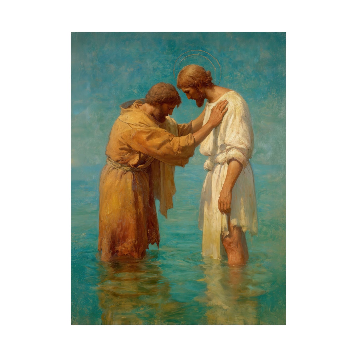 Saint John the Baptist, Servant of the Dawn - Sanctified Souls Print - Multiple Sizes - Premium Matte Vertical Posters