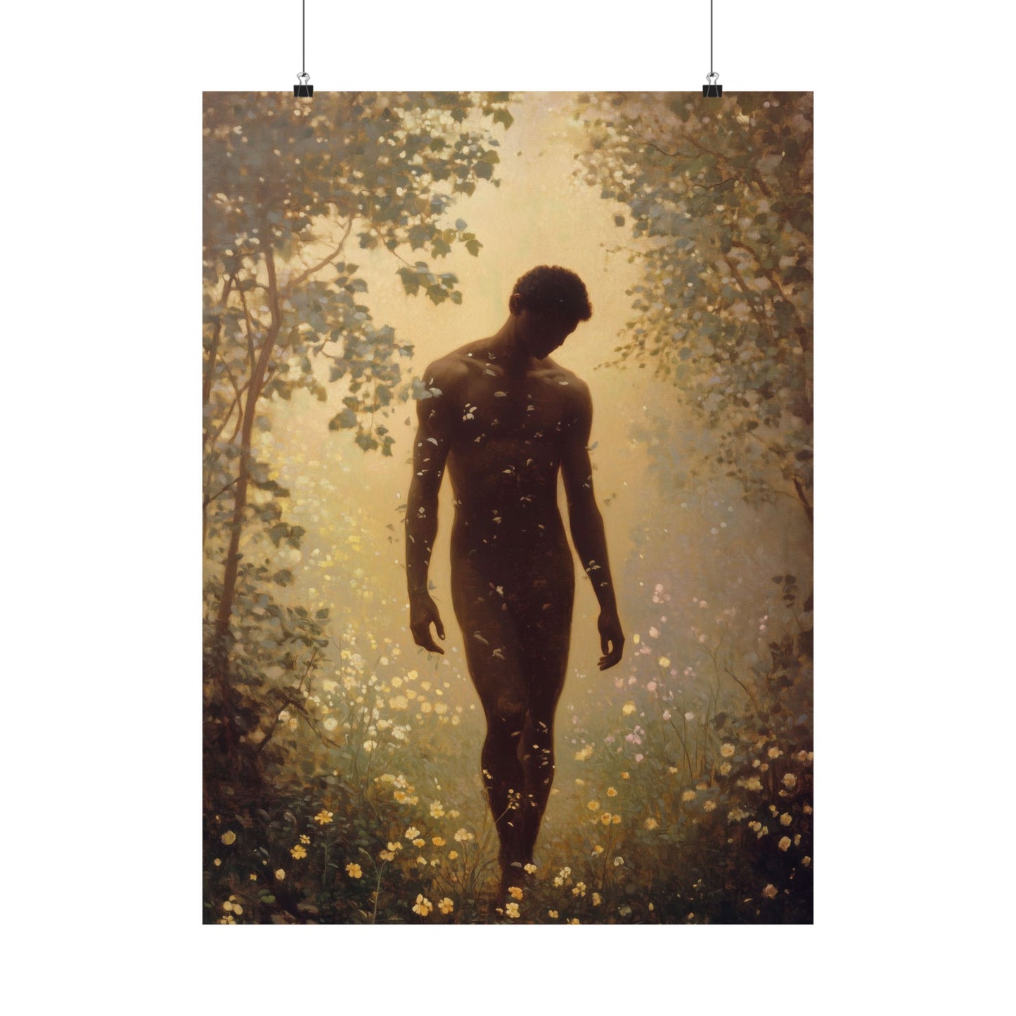 Saint Adam - Sanctified Souls Print - Multiple Sizes - Premium Posters - Catholic Art - Christian Home Decor Artwork