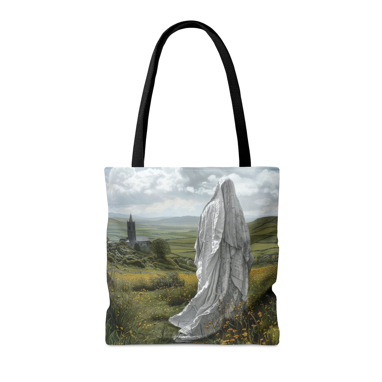 Saint Ælfthryth of Crowland / Saint Alfreda Tote Bag - Large Medium Small Faith Art Bag - Catholic Faith Purse - Religious Carry All