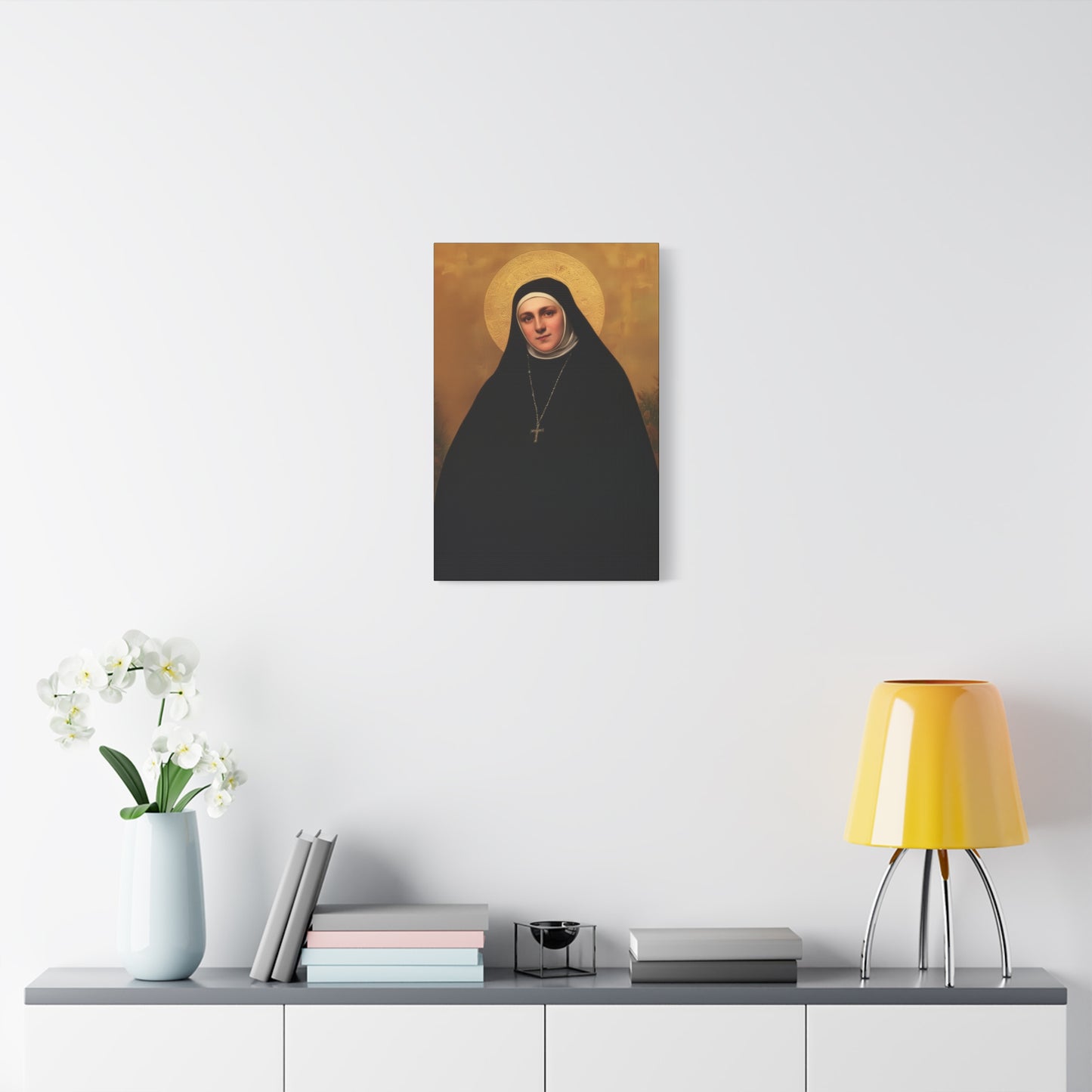 Saint Geltrude Caterina Comensoli - Gallery Wrapped Canvas - Print - Religious Art for your Home - Catholic Art