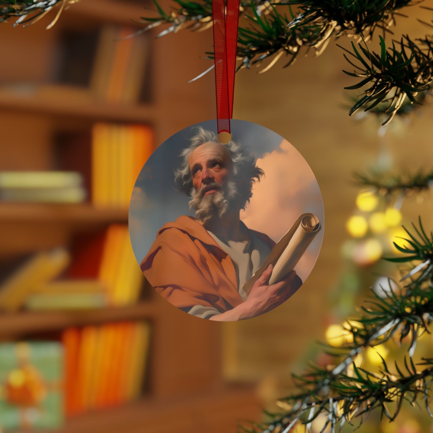 Saint Paul the Apostle Ornament - Religious Holiday Christmas Ornament and Keepsake - Double sided