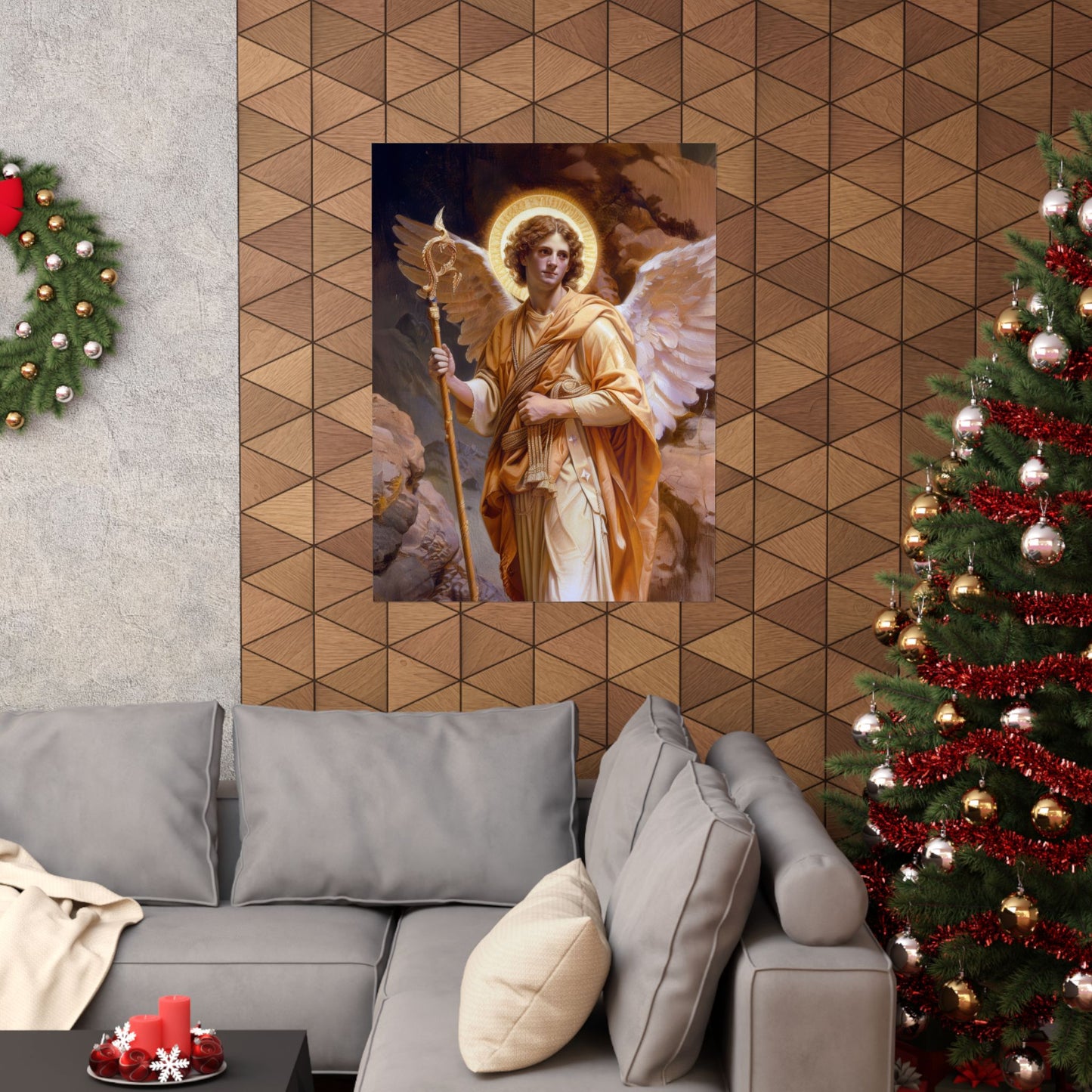 Saint Raphael the Archangel - Sanctified Souls Print - Multiple Sizes - Premium Matte Vertical Posters