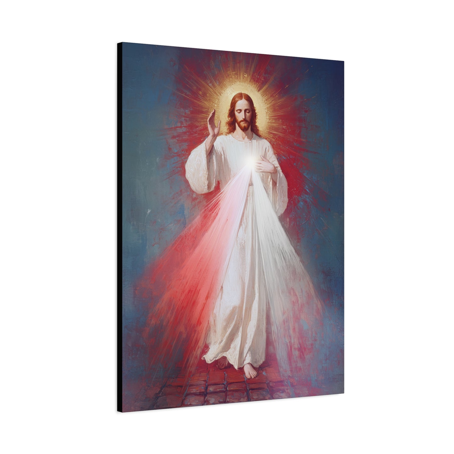 The Divine Mercy - Our Lord Jesus Christ - Gallery Wrapped Canvas - Print - Religious Art for your Home - Catholic