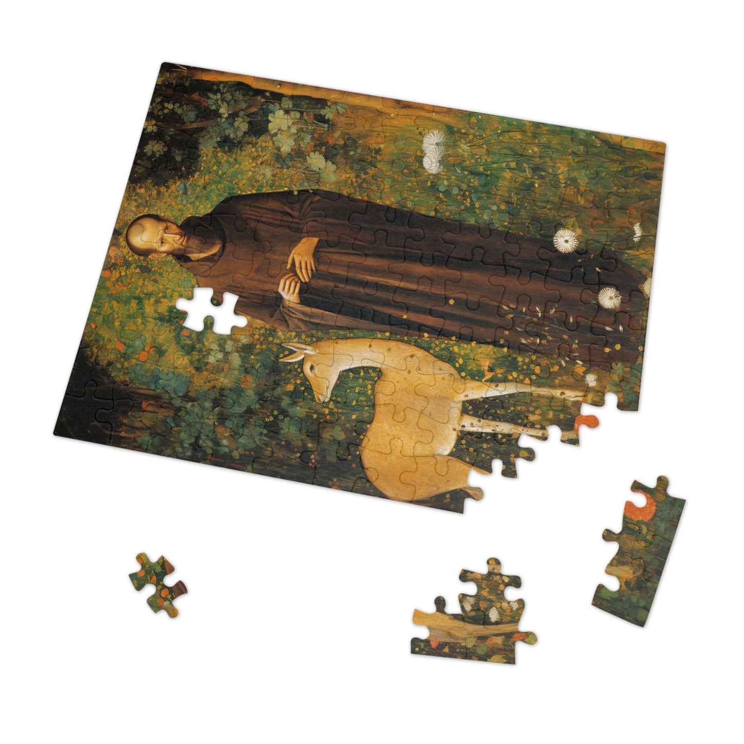 Saint Giles - Puzzle and Keepsake Tin - Religious Jigsaw Puzzle (30, 110, 252, 500,1000-Piece) - Religious Puzzle