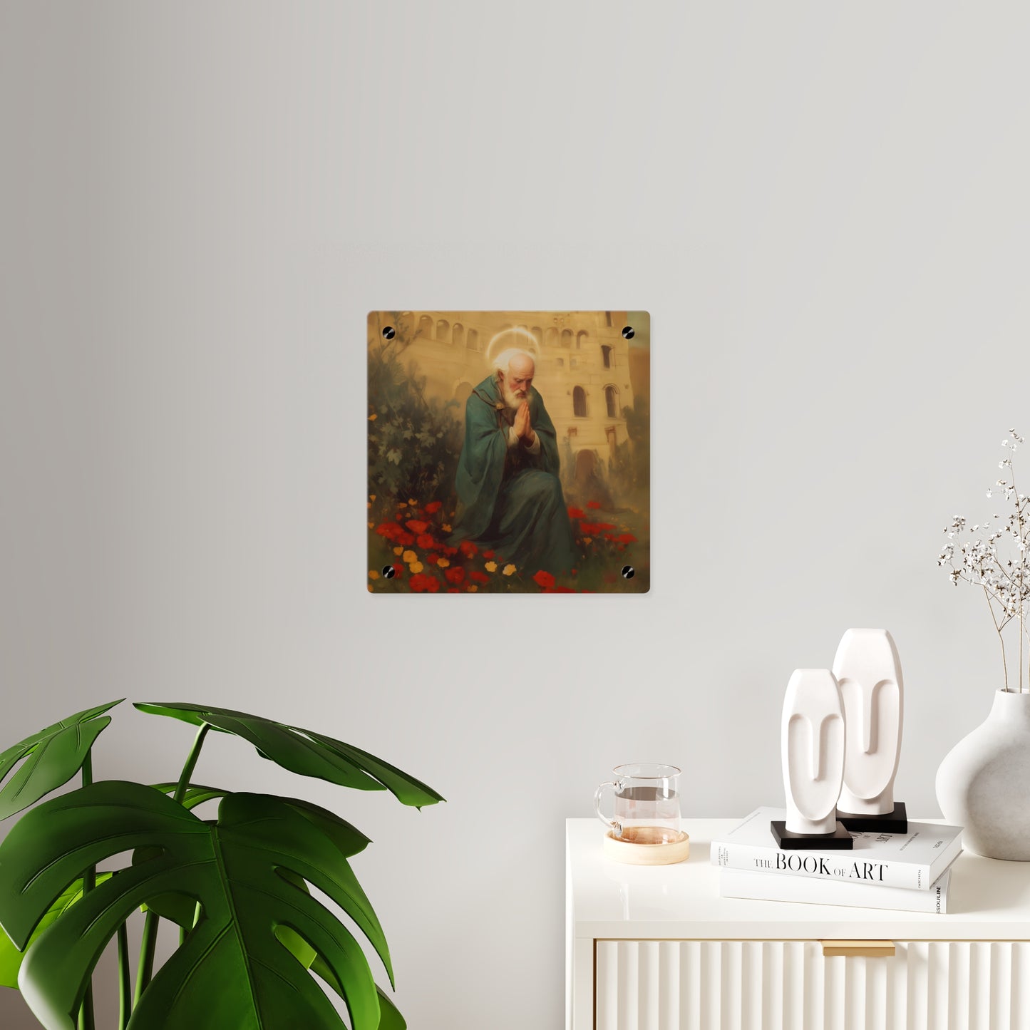 Saint Cyprian Wall Art Panel - Ready to Hang Acrylic Print - Catholic Saint Art - Patron Saint Print - Martyr Art