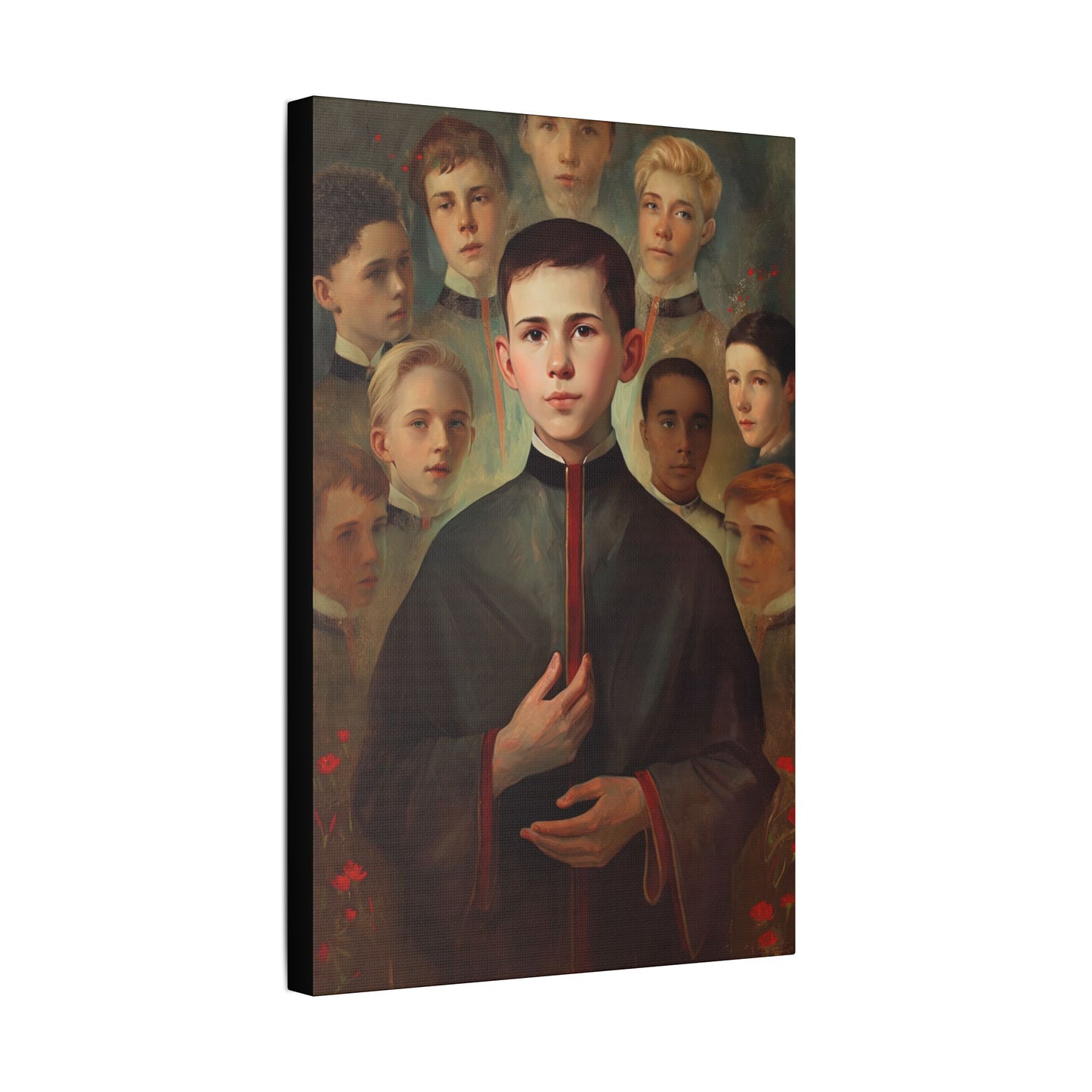 Saint John Berchmans Canvas Print - Multiple Sizes - Catholic Home art - Museum Wrapped Canvas - Sanctified Souls Print