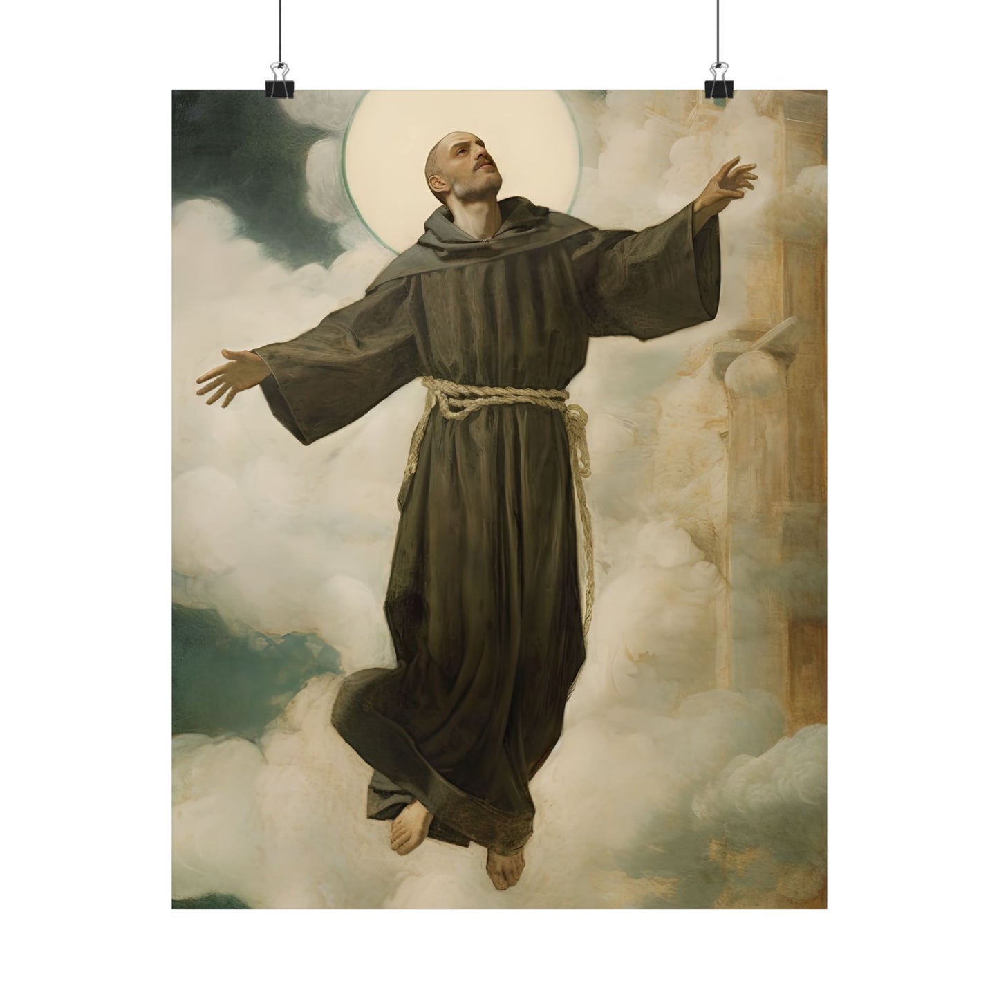 Saint Joseph of Cupertino Print - Sanctified Souls Print - Multiple Sizes - Premium Matte Vertical Posters
