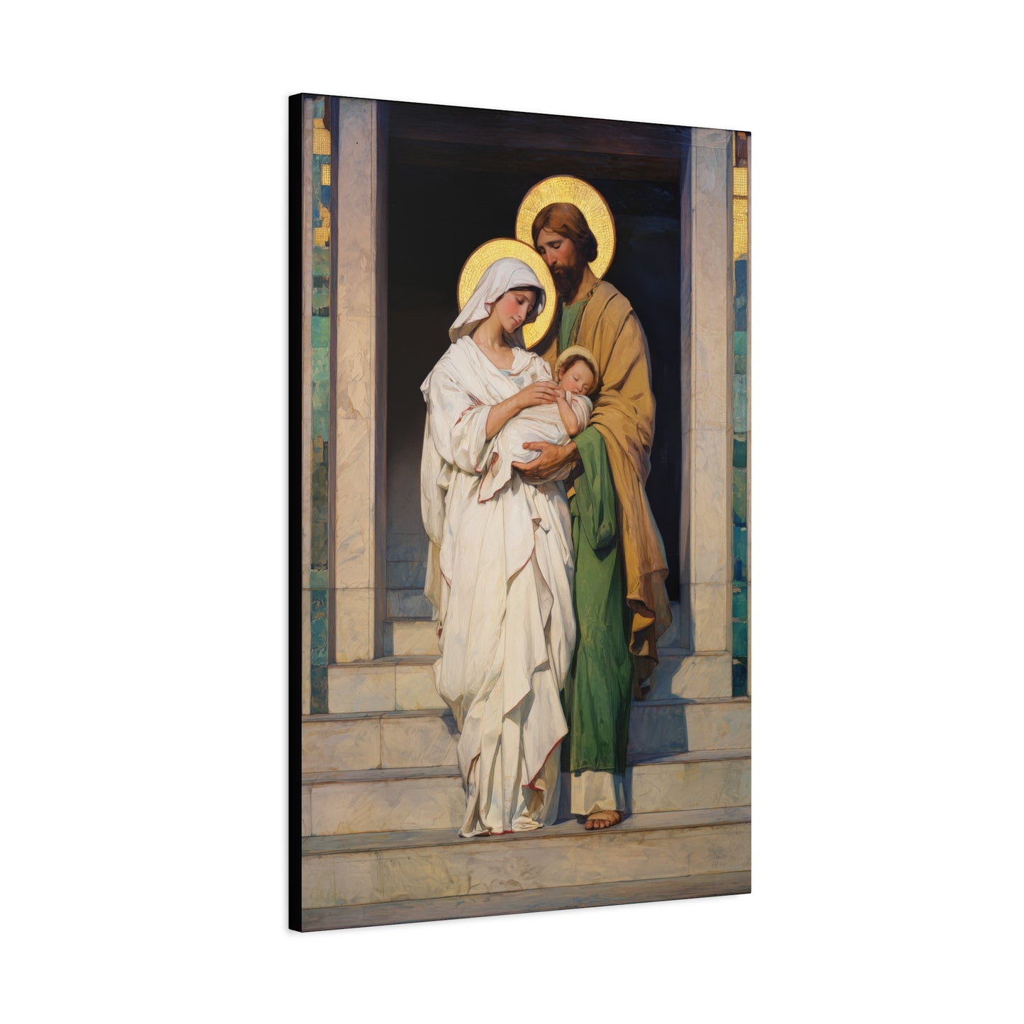 The Feast of the Presentation of the Lord - Holy Family - Gallery Wrapped Canvas - Print - Religious Art for your Home - Catholic art print - prayer room art
