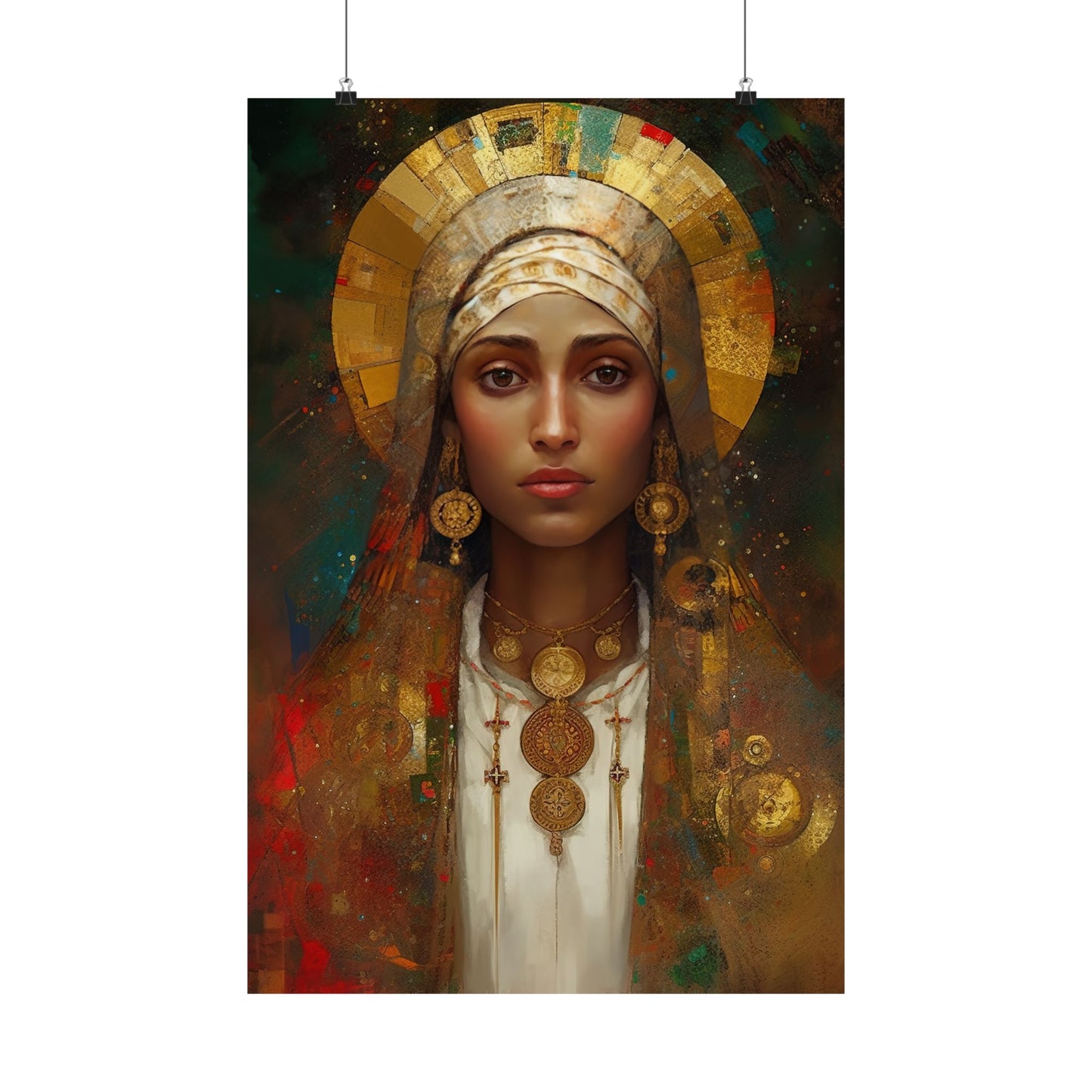 Saint Julia of Carthage - Sanctified Souls Print - Multiple Sizes - Premium Matte Vertical Posters