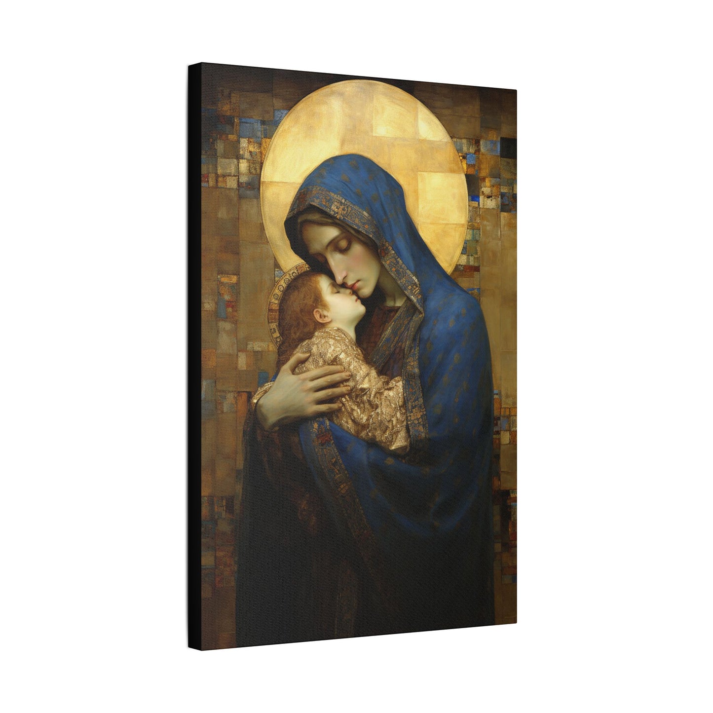 Madonna and Child - Museum Wrapped Canvas - Sanctified Souls Print - Religious Art for your Home - The Virgin Mary and The Christ Child