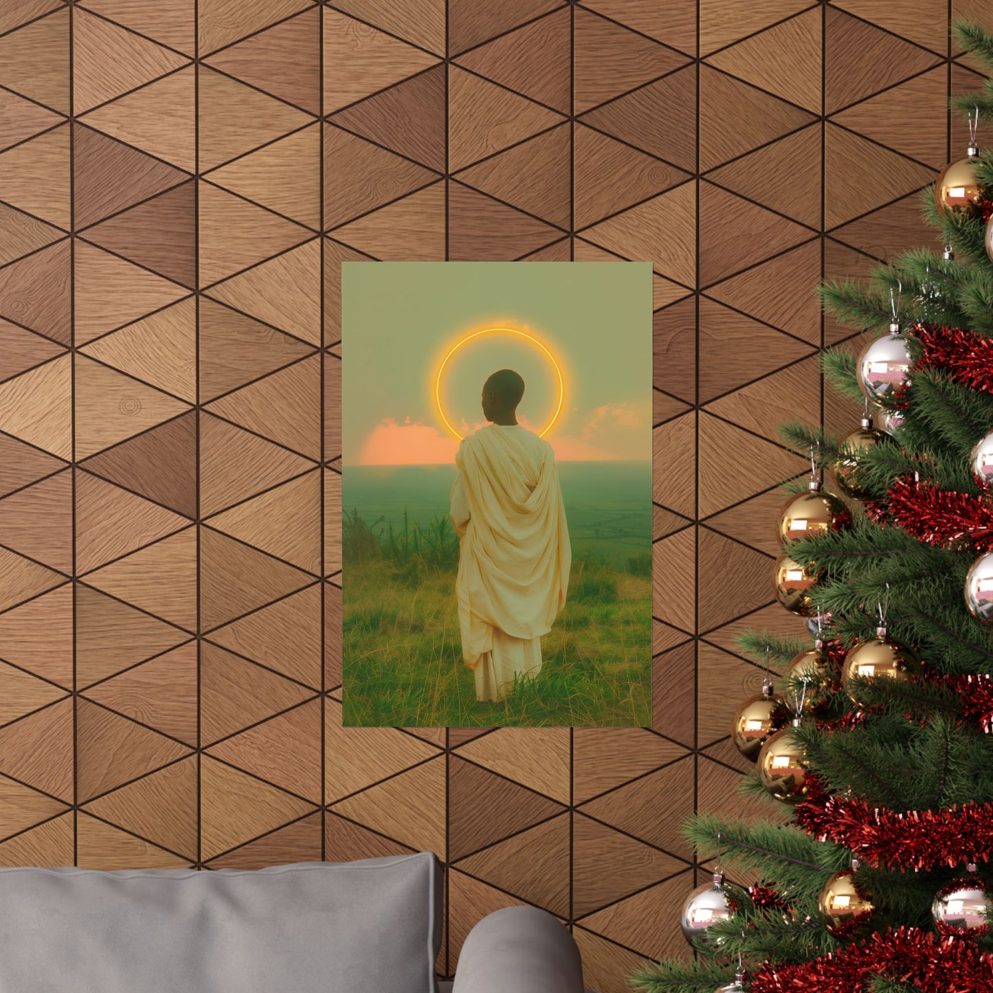 Saint Charles Lwanga- Sanctified Souls Print - Multiple Sizes - Premium Posters - Catholic Art - Christian Home Decor Artwork