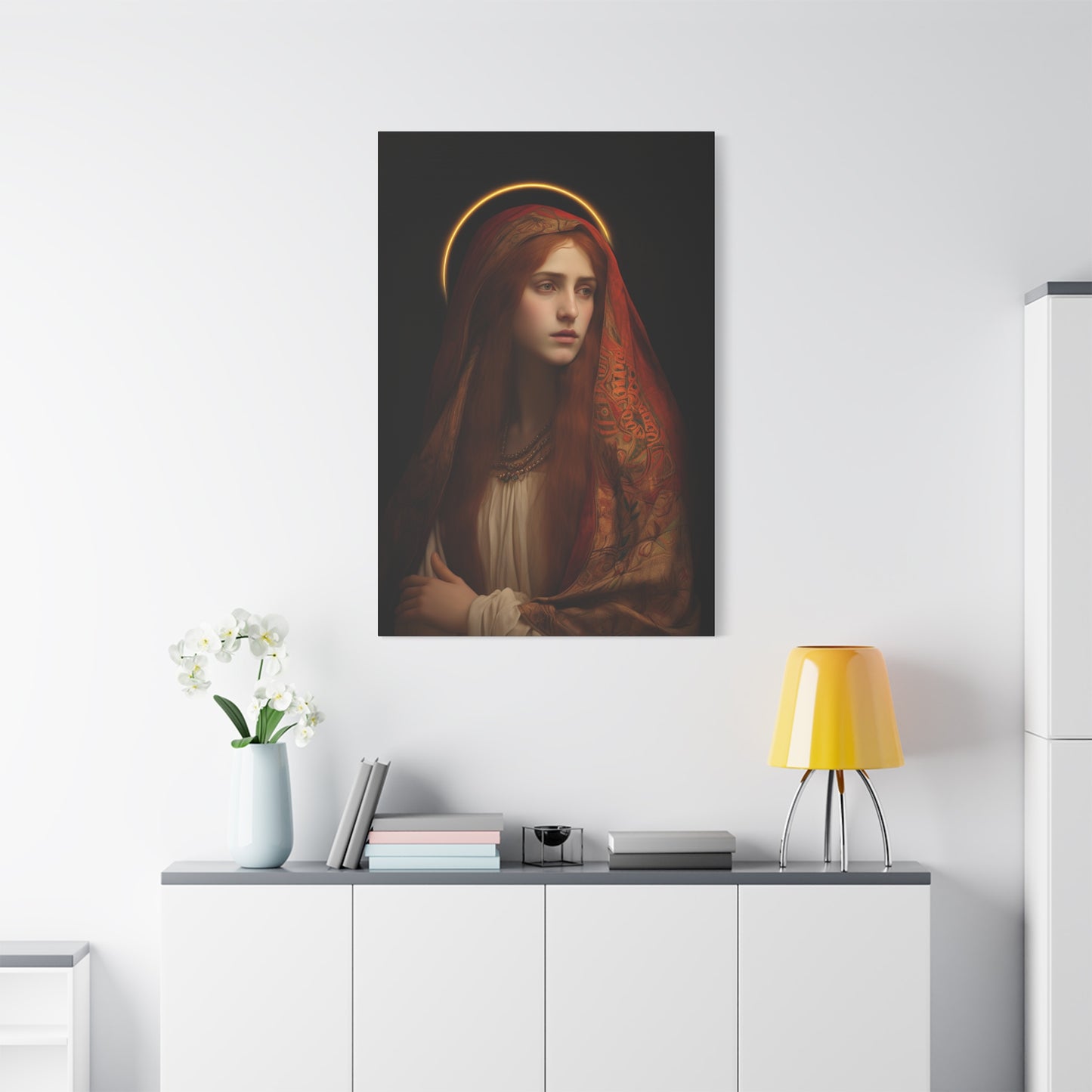 The Beloved Disciple - Mary Magdalene's Devotion - Museum Wrapped Canvas - Sanctified Souls Print - Religious Art for your Home