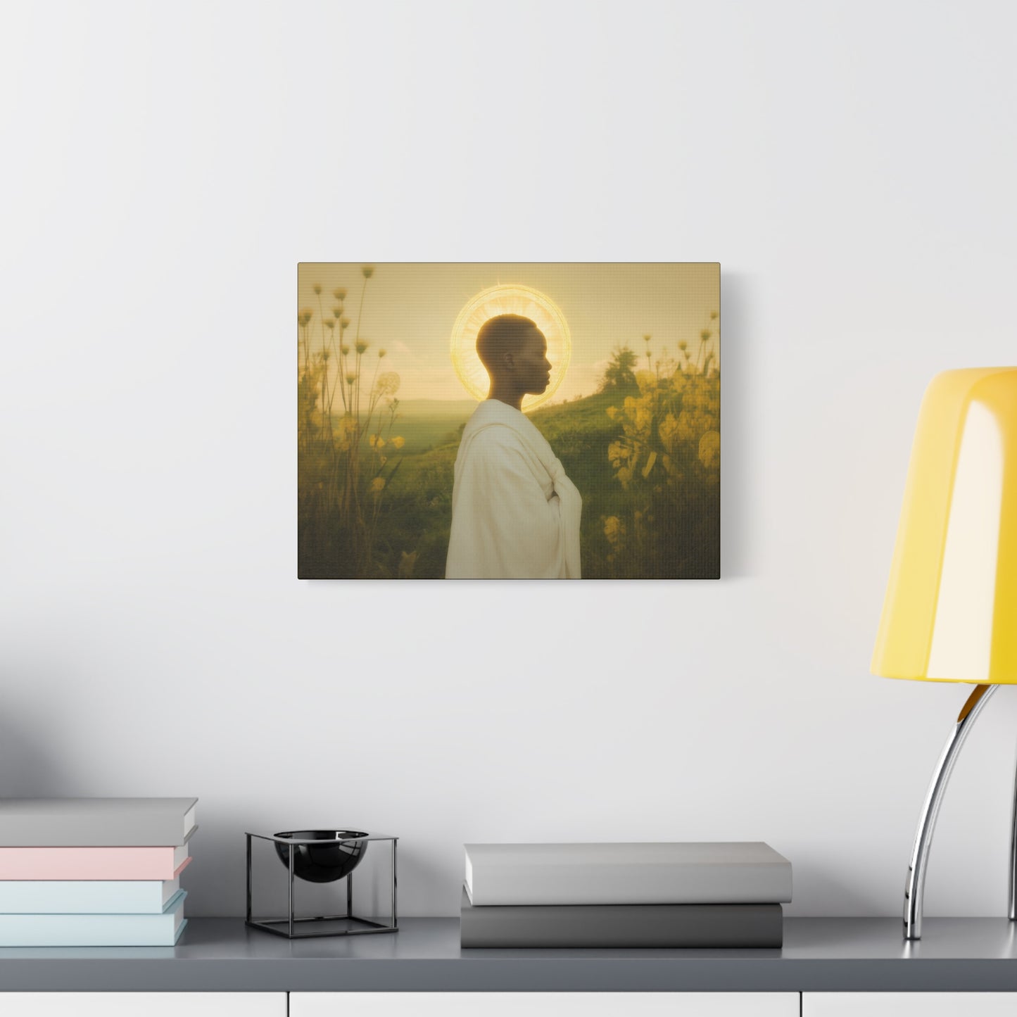 Saint Charles Lwanga -  Museum Wrapped Canvas - Sanctified Souls Print - Religious Art for your Home - Catholic Patron Saint Art