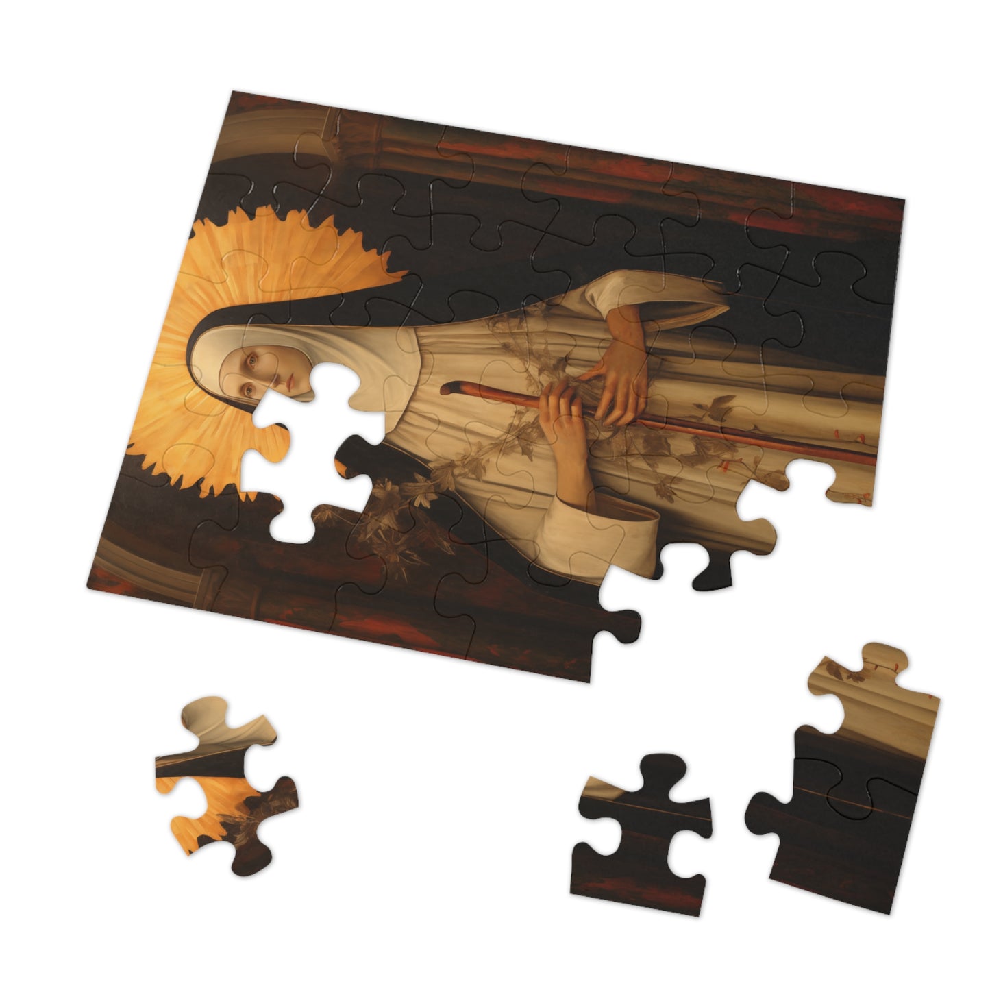 Saint Margaret of Castello - Puzzle and Keepsake Tin - Jigsaw Puzzle (30, 110, 252, 500,1000-Piece) - Religious Puzzle