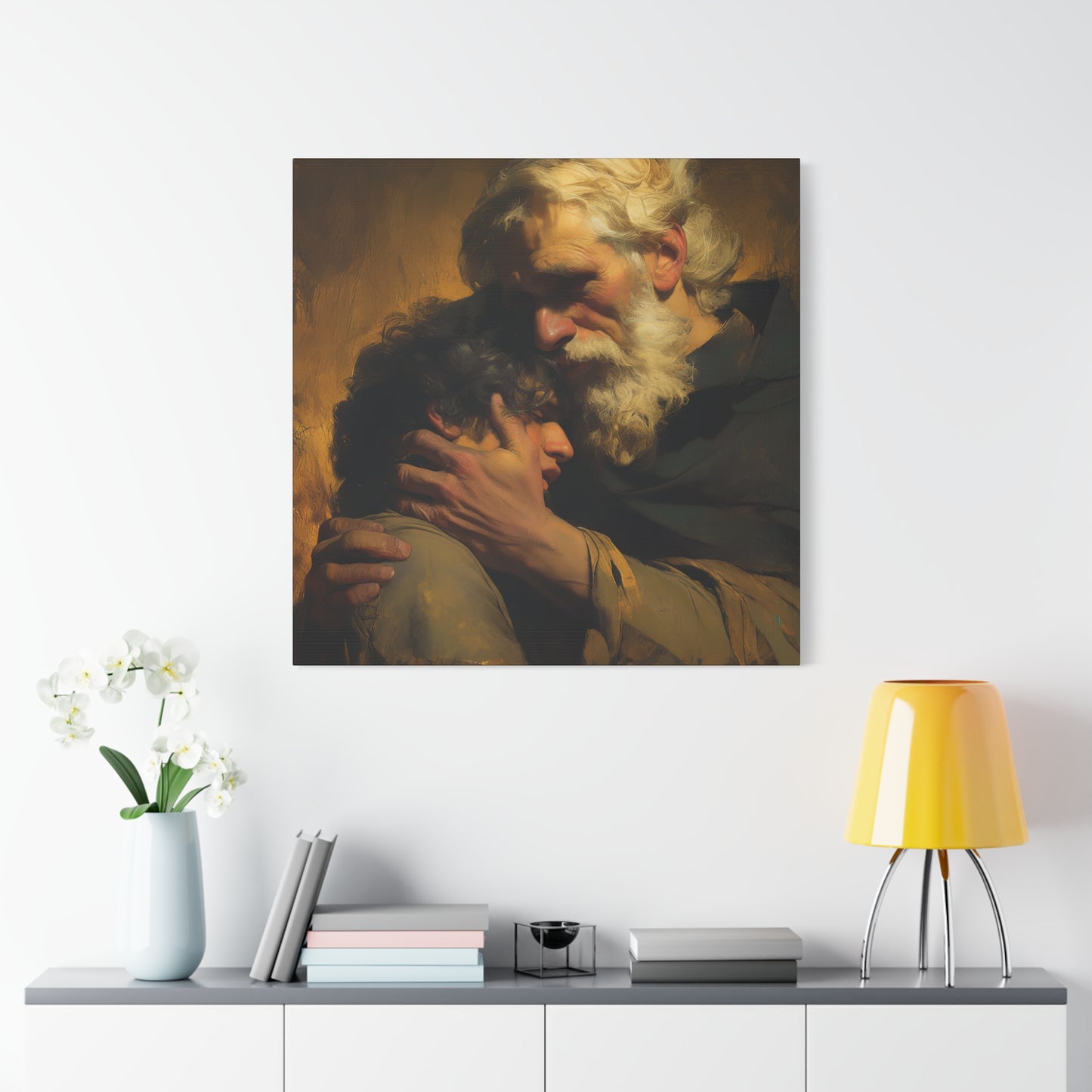 The Return of the Prodigal Son - Gallery Wrapped Canvas - Print - Religious Art for your Home - Catholic Art Print