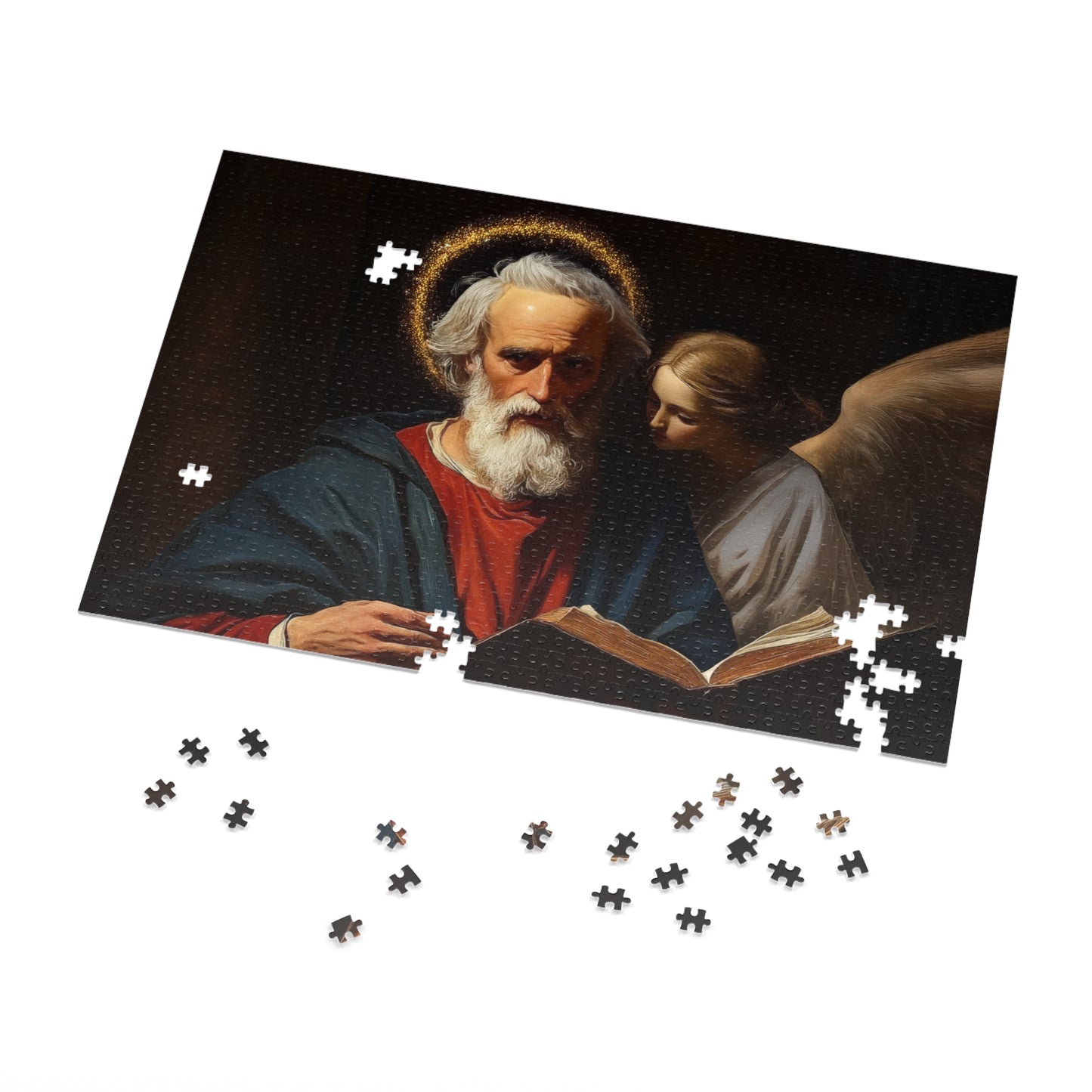 Saint Matthew the Apostle - Puzzle and Keepsake Tin - Religious Jigsaw Puzzle (30, 110, 252, 500,1000-Piece) - Religious Puzzle