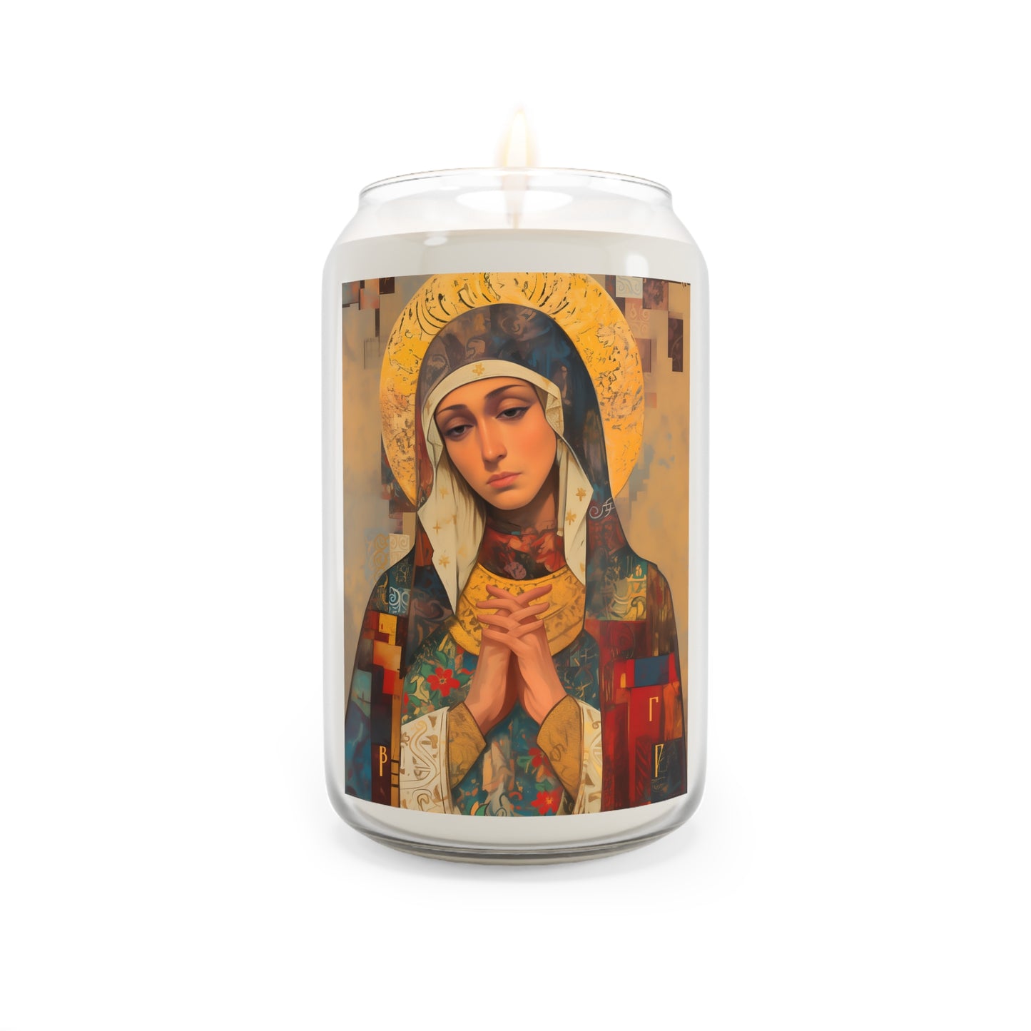 Virgin Mary - Holy Mother of Grace - Scented Prayer Candle, 13.75oz -  Candle - Catholic Art - prayer room Scented Candle